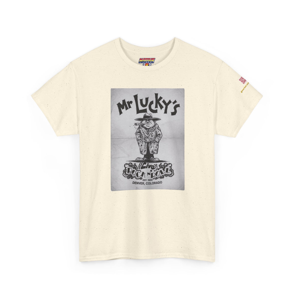 Mr Luckys B/W flyer - vintage Metro Denver gear