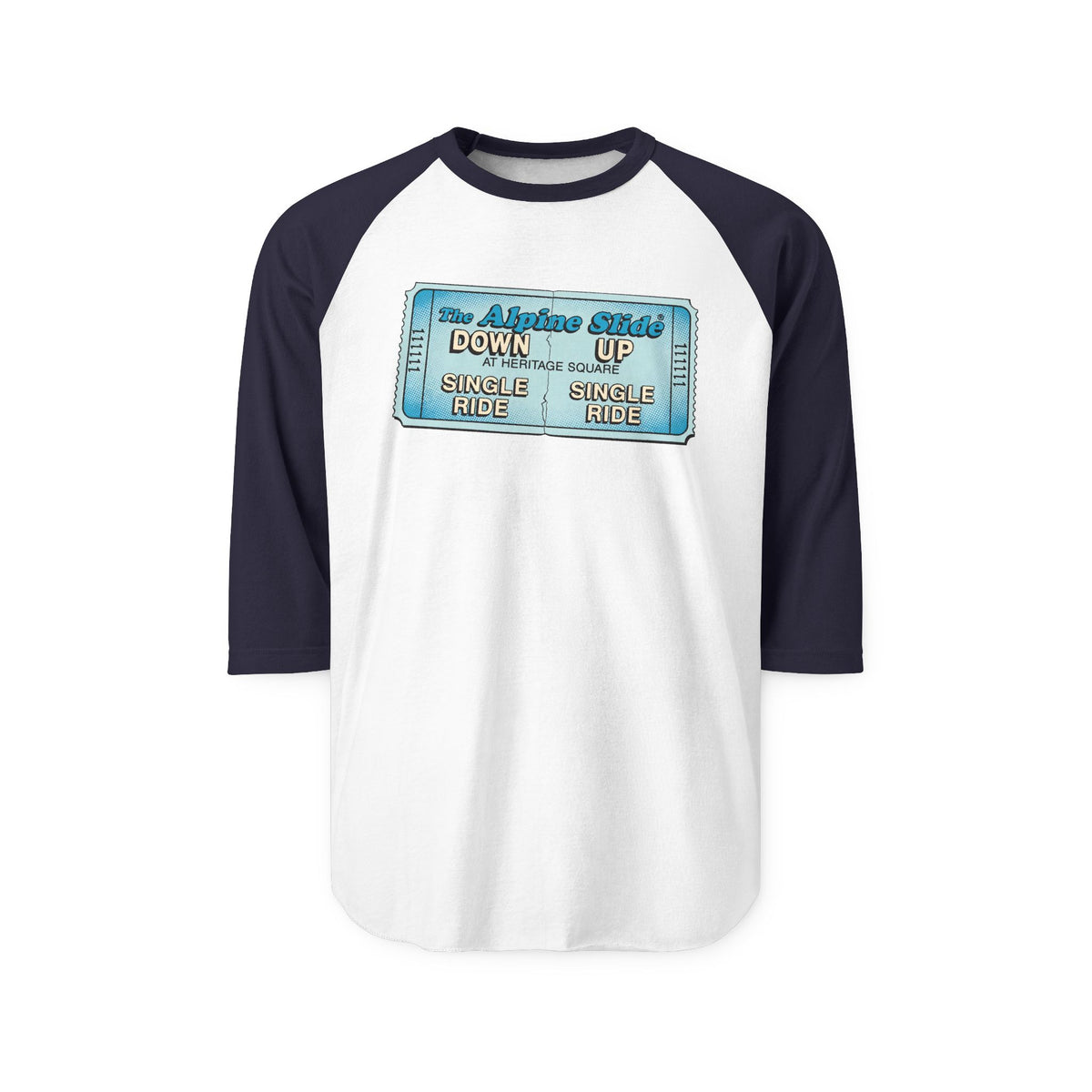 Alpine Slide at Heritage Square | Retro Baseball Tee