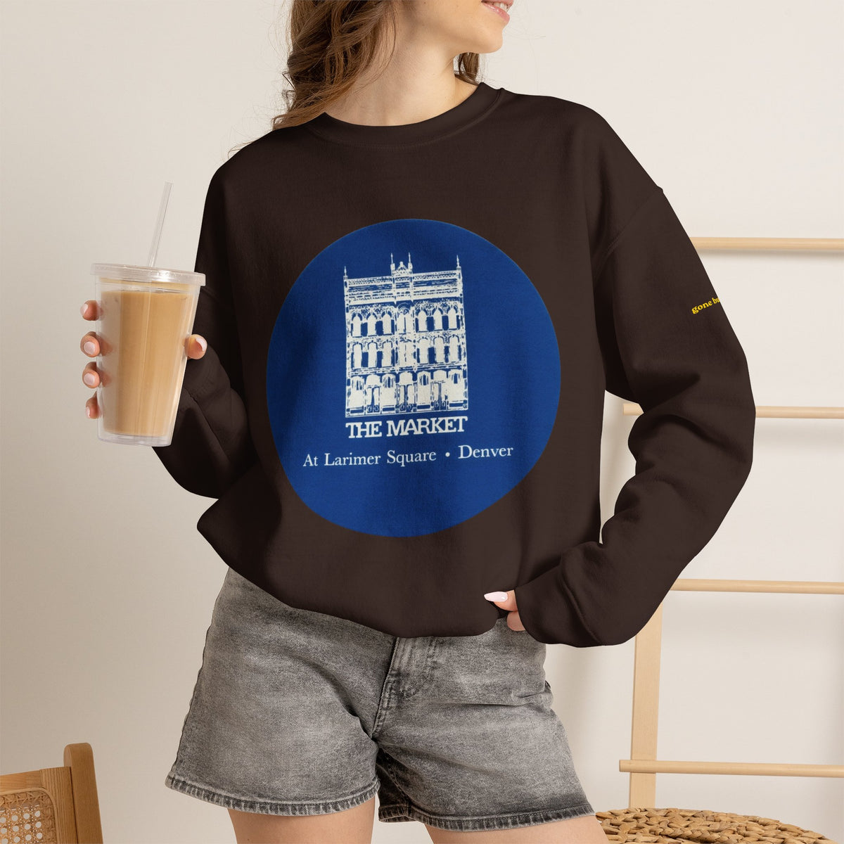 The Market - blue coaster | Native303 Sweatshirt
