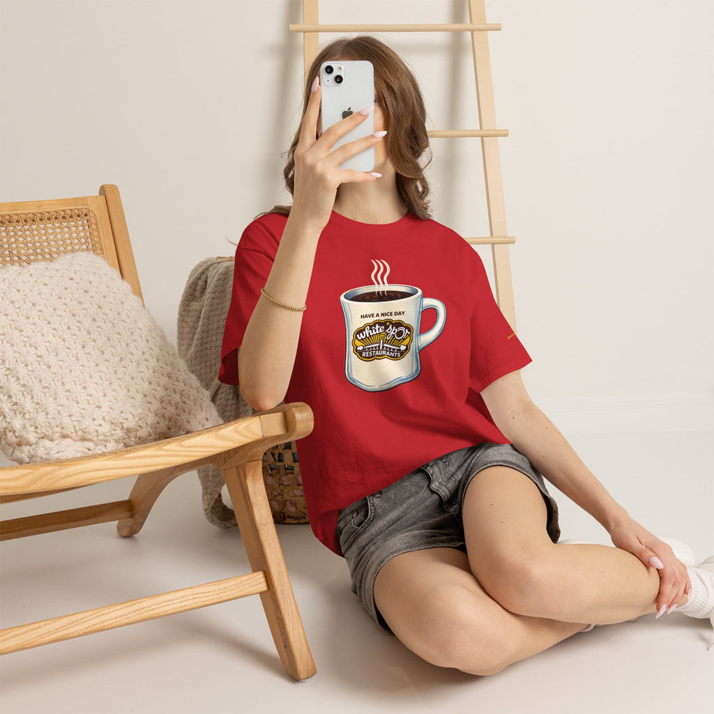 White Spot Mug - vintage Denver gear