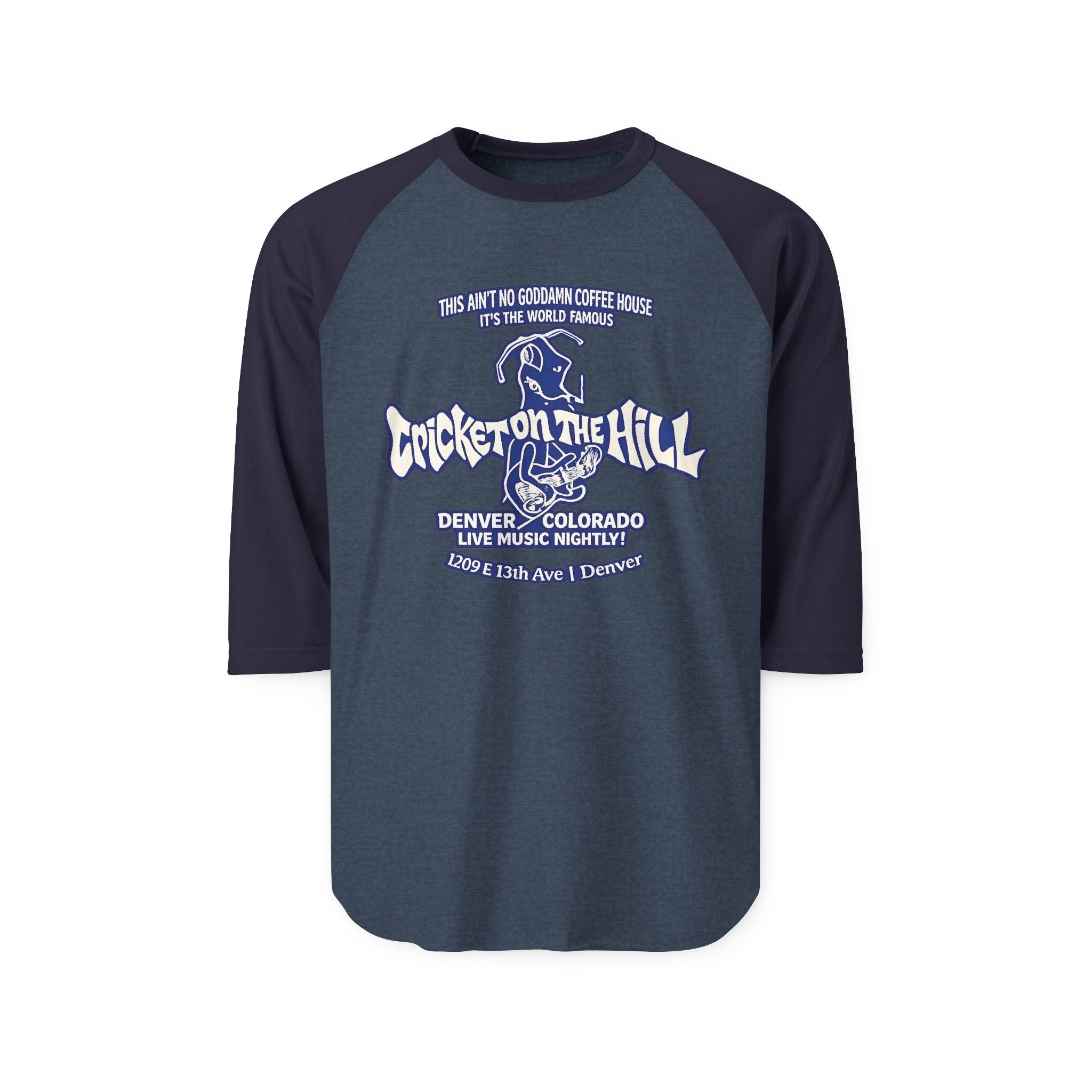 CRICKET ON THE HILL - Baseball Shirt