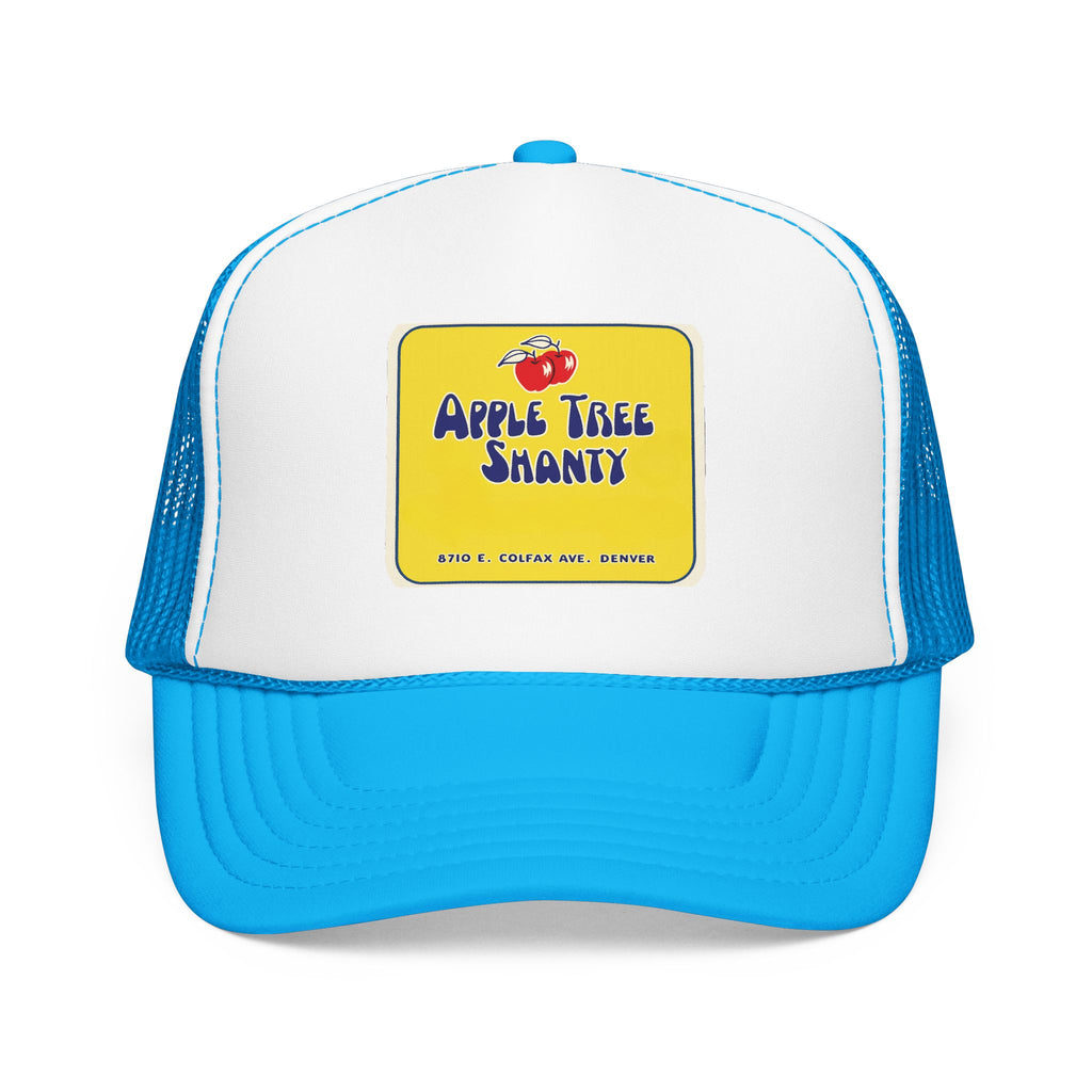 Apple Tree Shanty Trucker Hat — Vintage Sailboat Foam Cap