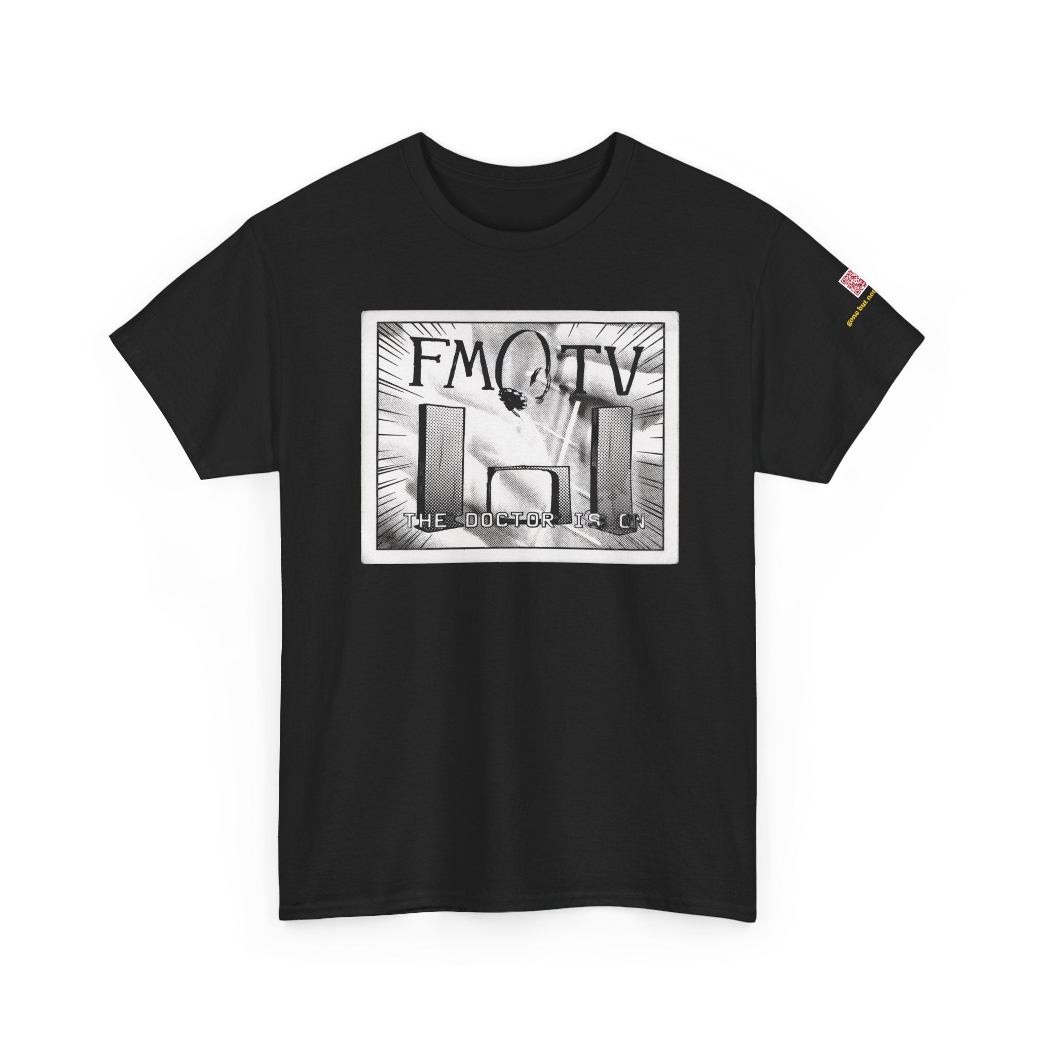 FM/TV (B/W comic style) - vintage Denver gear