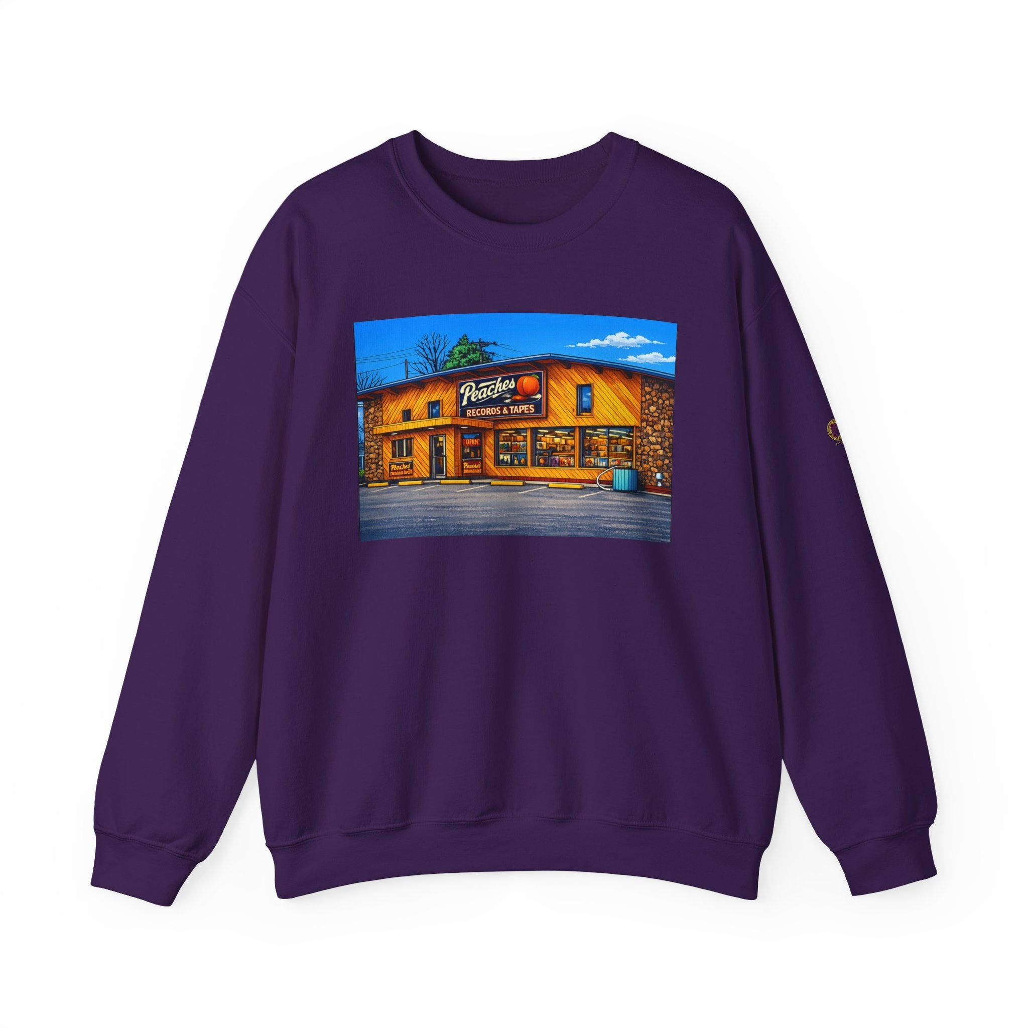 Peaches Records and Tapes (comic style)| Native303 Sweatshirt