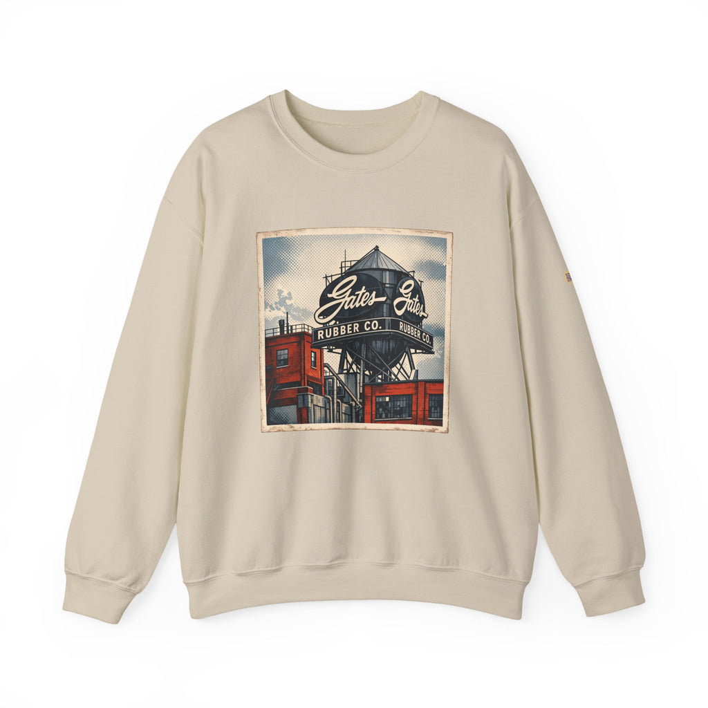 Gate's Rubber Company water tower | Native303 Sweatshirt