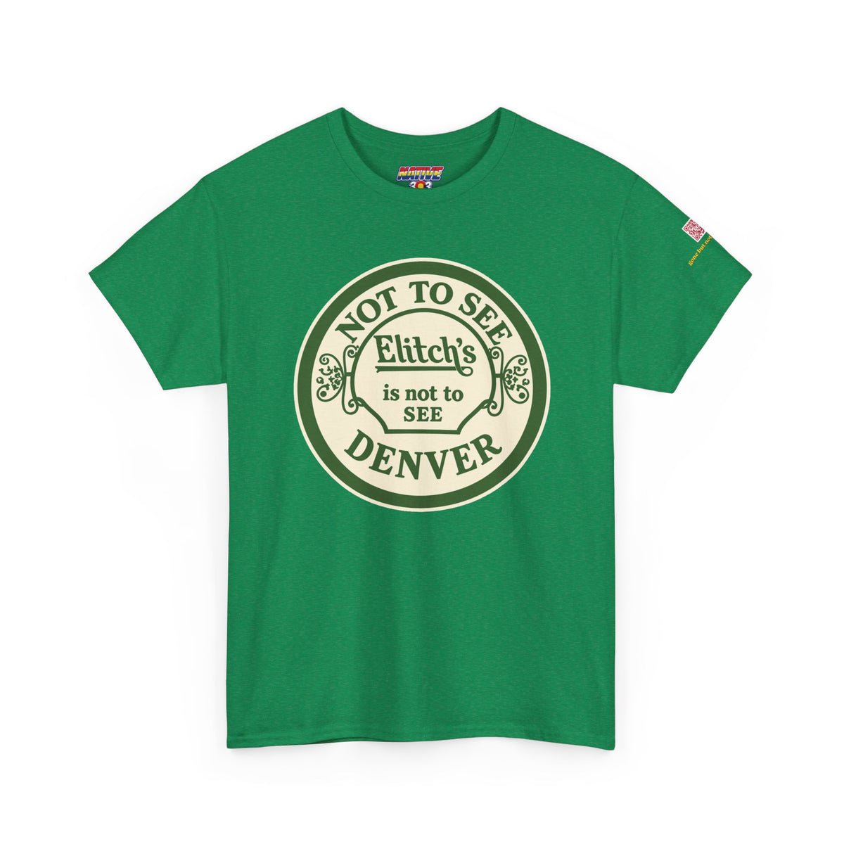 Elitch Gardens GREEN - vintage Denver gear