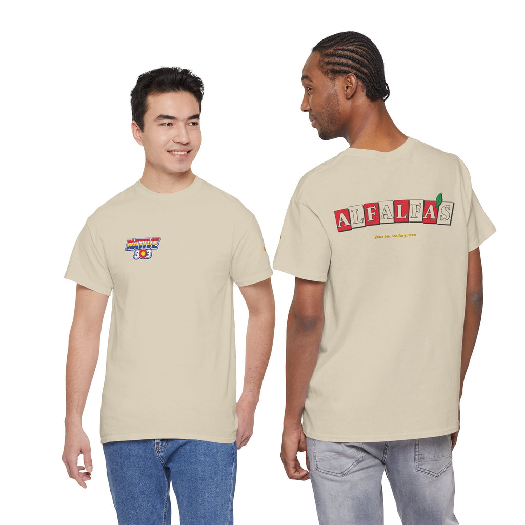 ALFALFA'S LOGO - vintage Denver gear