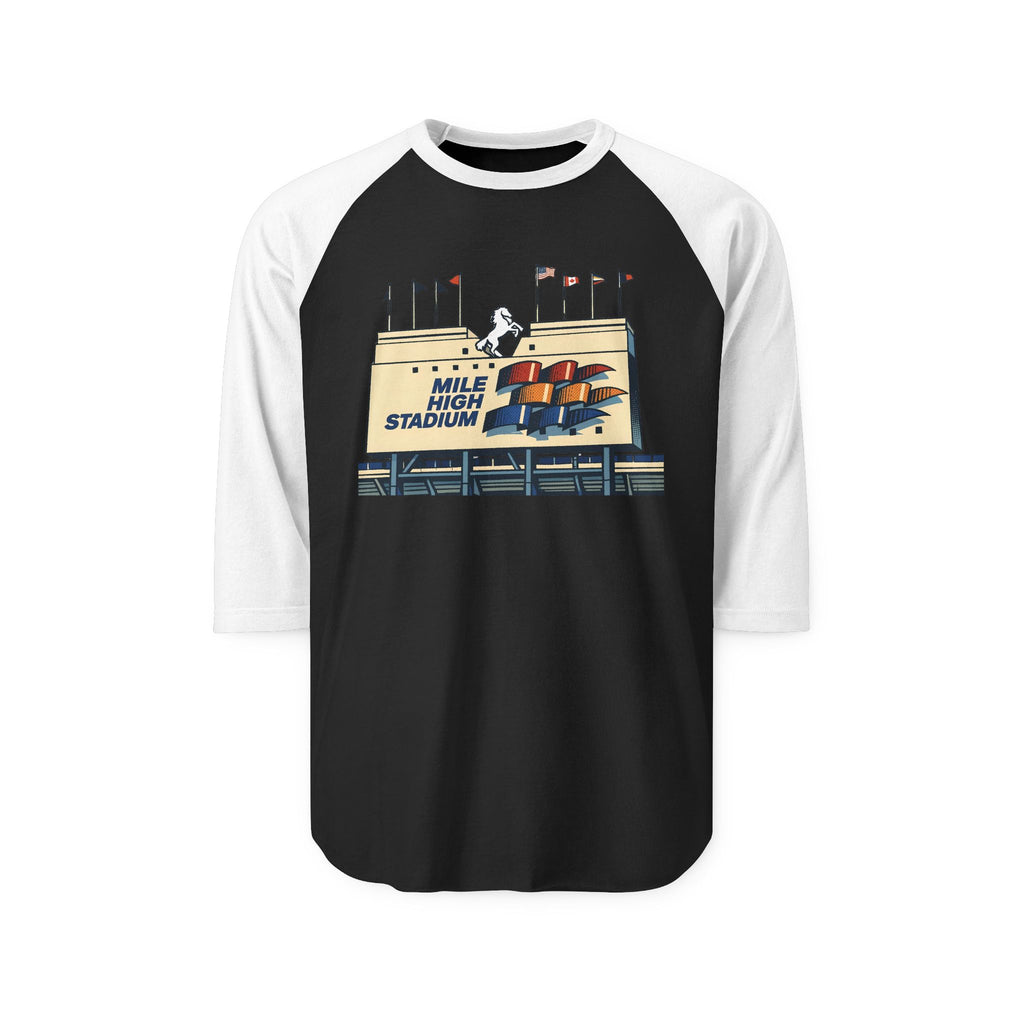 MILE HIGH STADIUM | Retro Baseball Tee