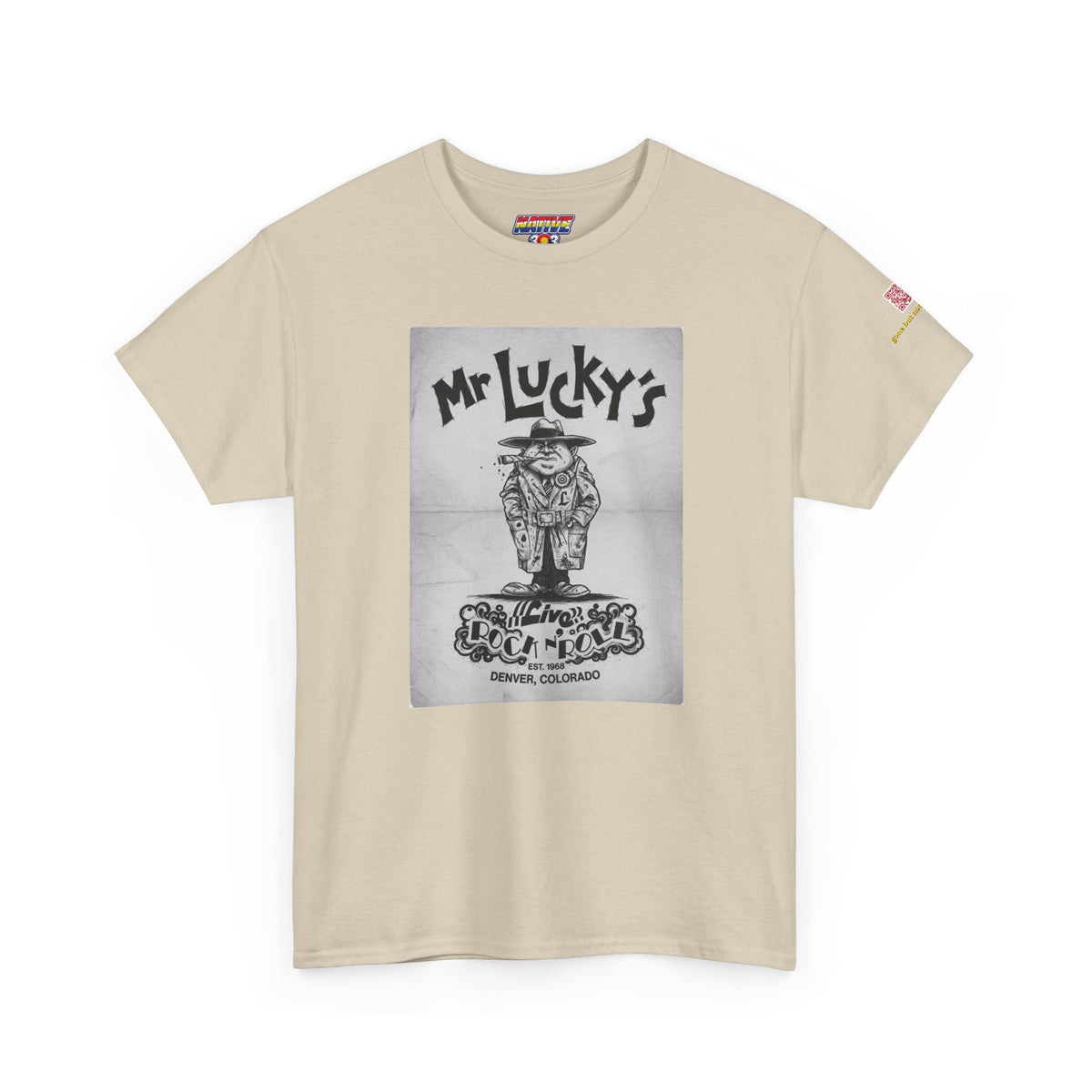 Mr Luckys B/W flyer - vintage Metro Denver gear