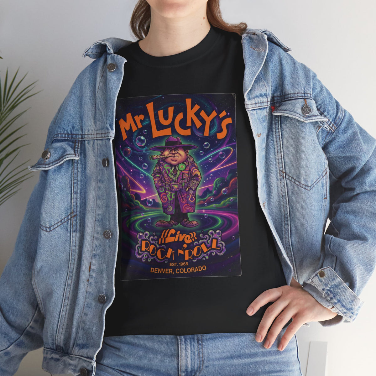 Mr Luckys black light acid trip - vintage Metro Denver gear
