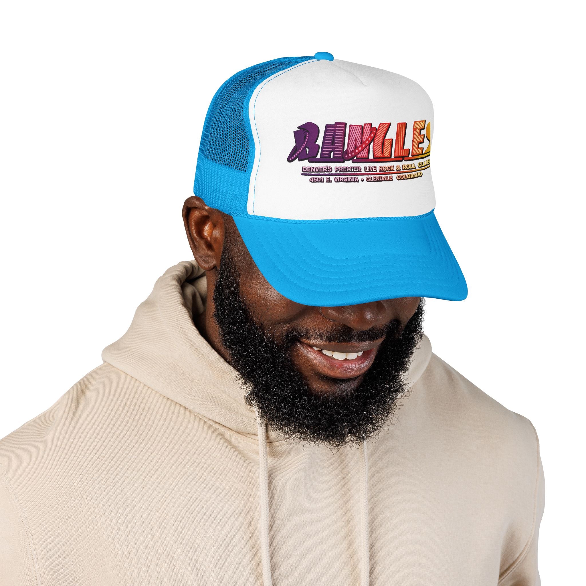 BANGLES Trucker Hat — Vintage Sailboat Foam Cap