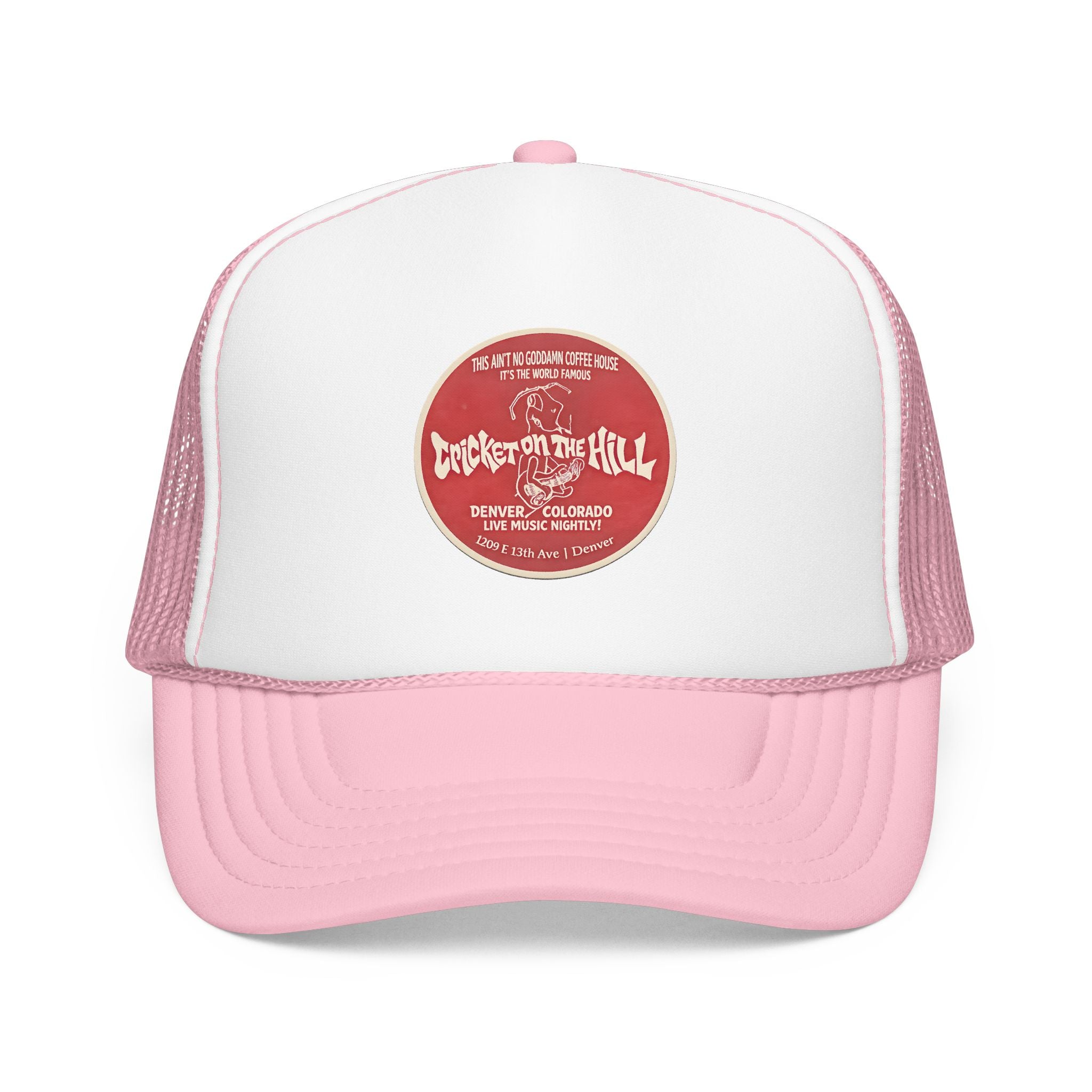 Cricket on the Hill Trucker Hat — Vintage Sailboat Foam Cap