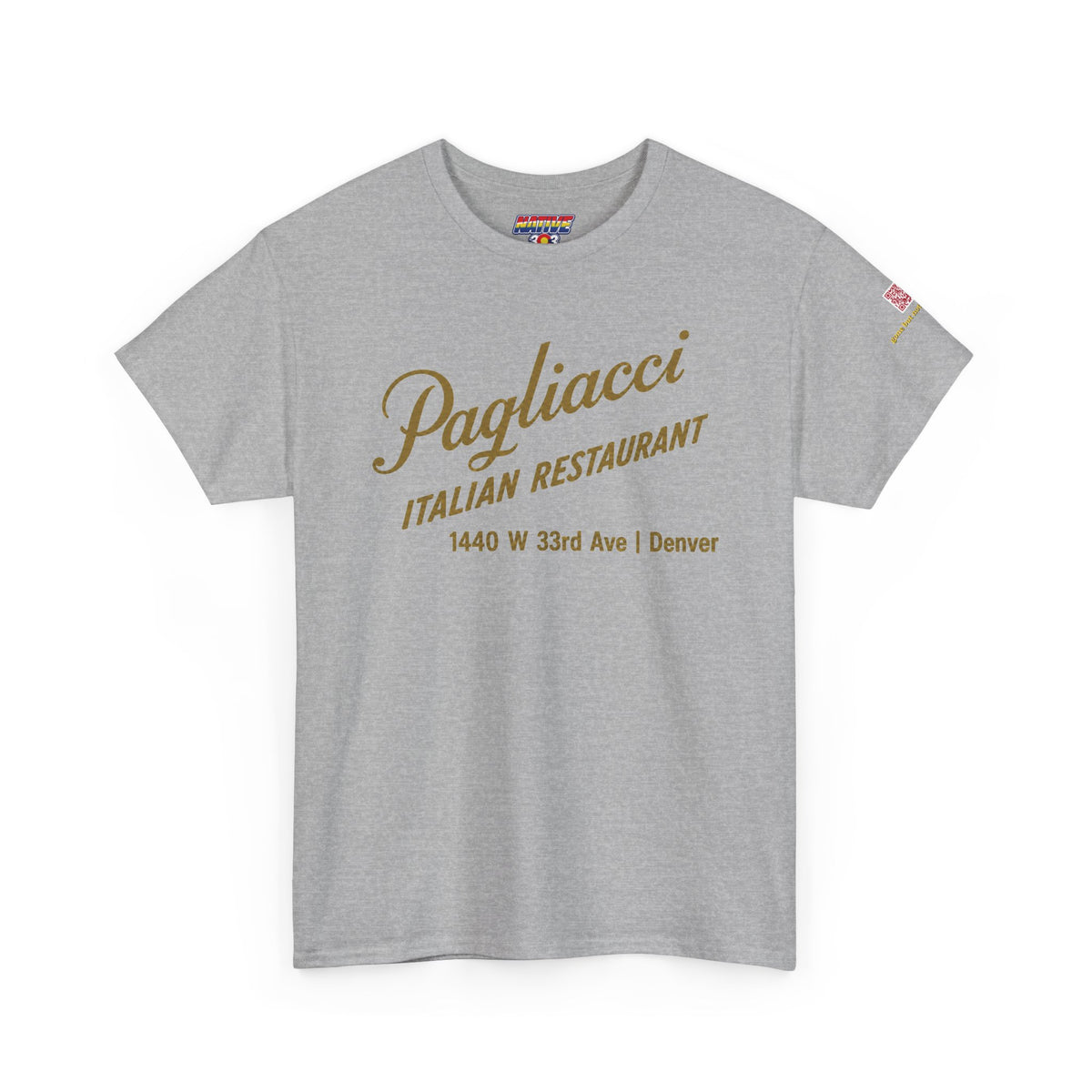 Pagliacci Italian restaurant - vintage Denver gear