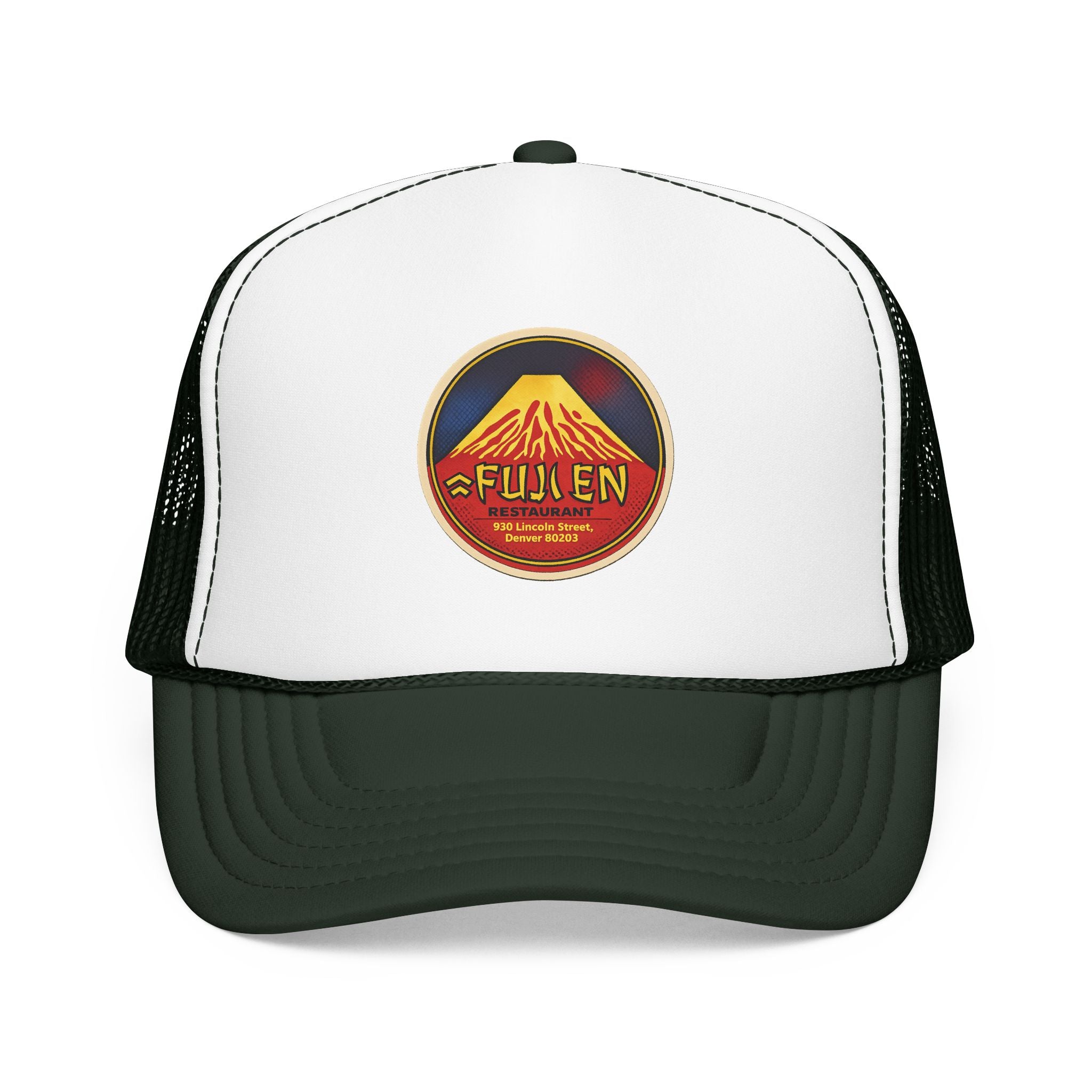 Fuji En Trucker Hat — Vintage Sailboat Foam Cap