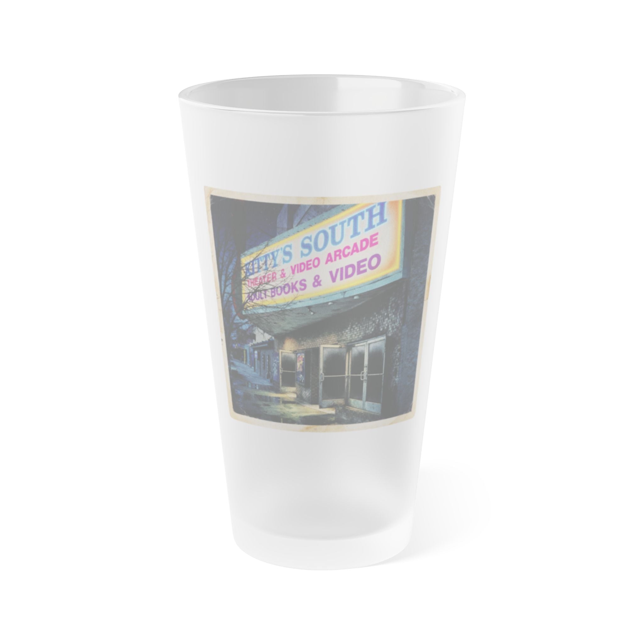 KITTY'S SOUTH | Frosted Pint Glass 16oz