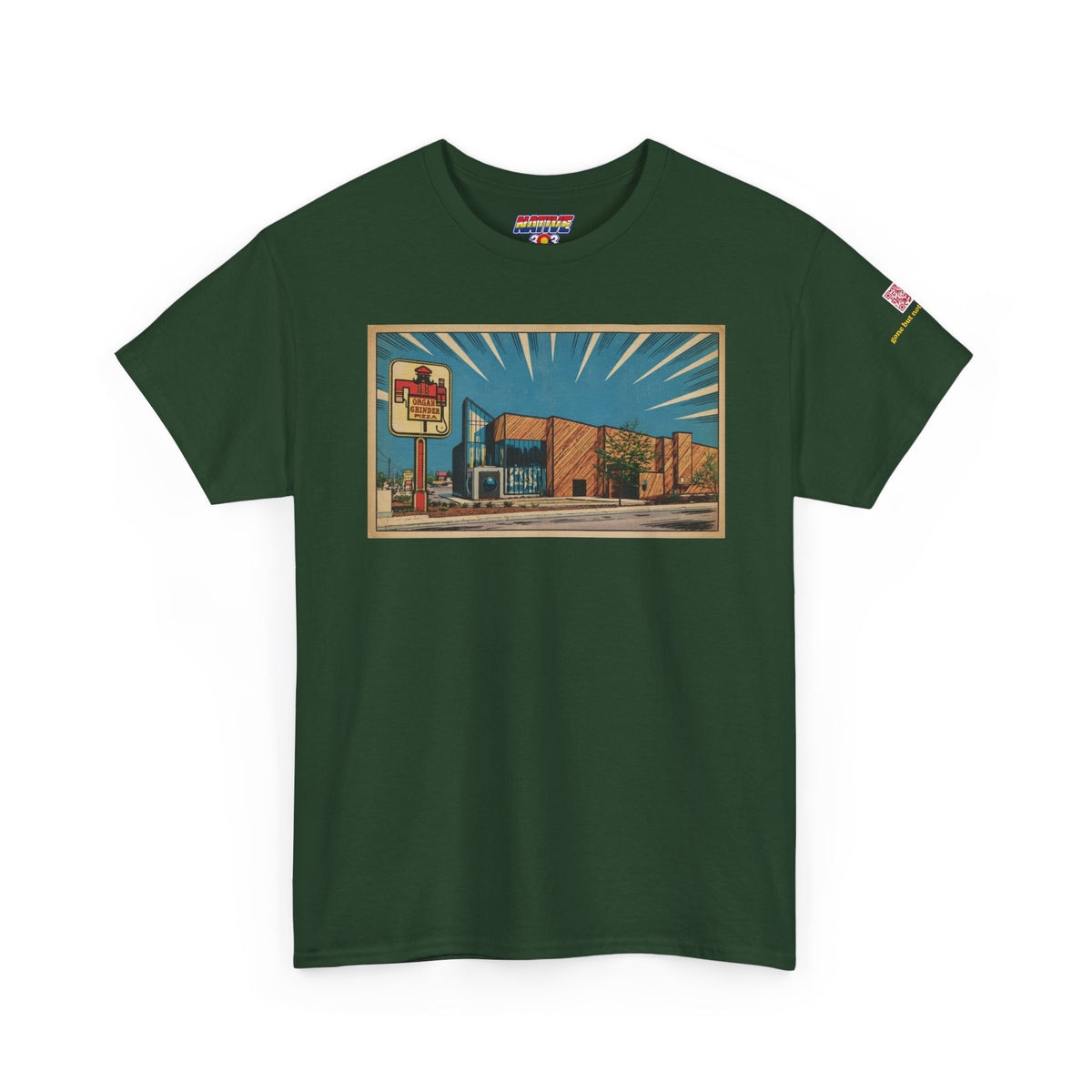 Organ Grinder comic style - vintage Denver gear