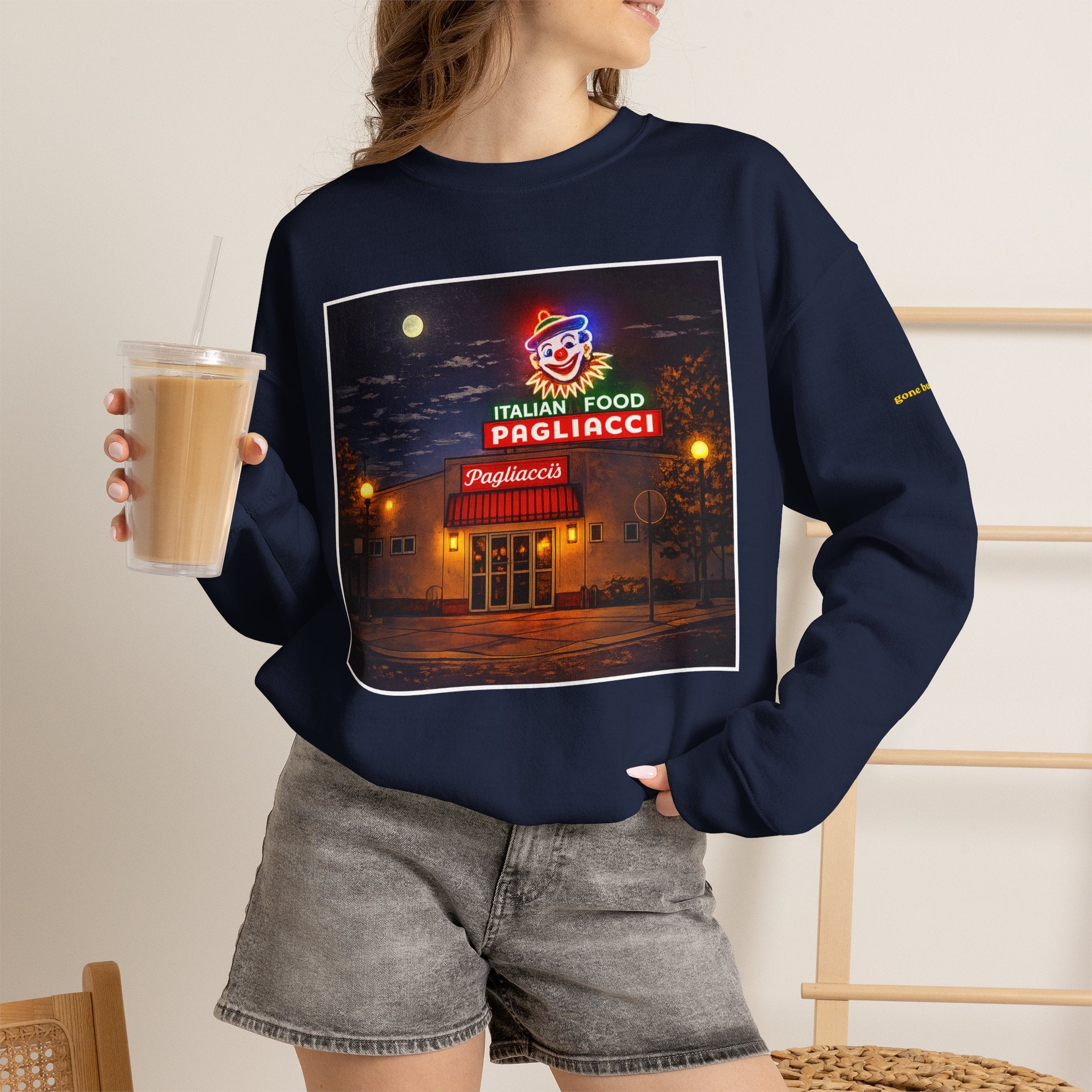 Pagliacci's night scene | Native303 Sweatshirt