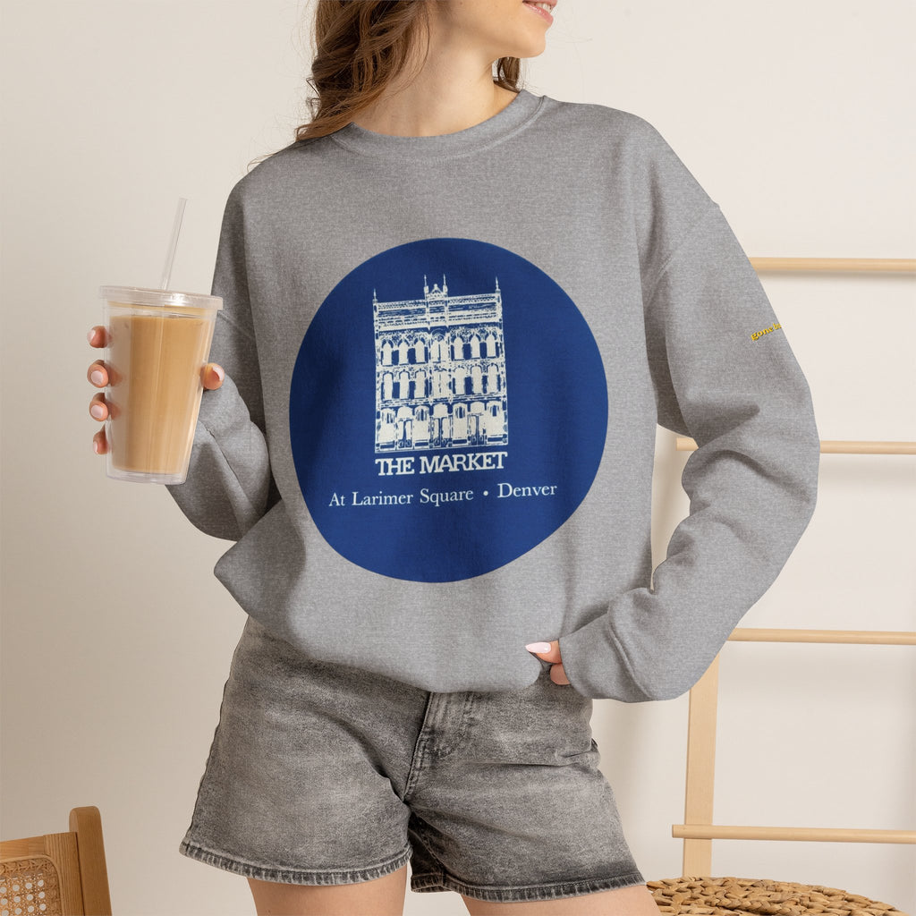 The Market - blue coaster | Native303 Sweatshirt