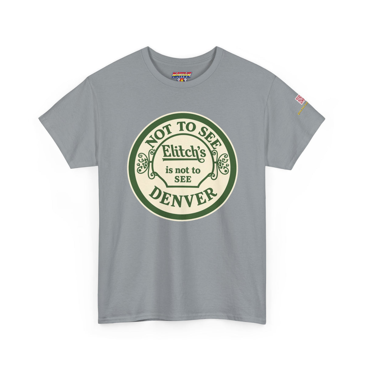 Elitch Gardens GREEN - vintage Denver gear