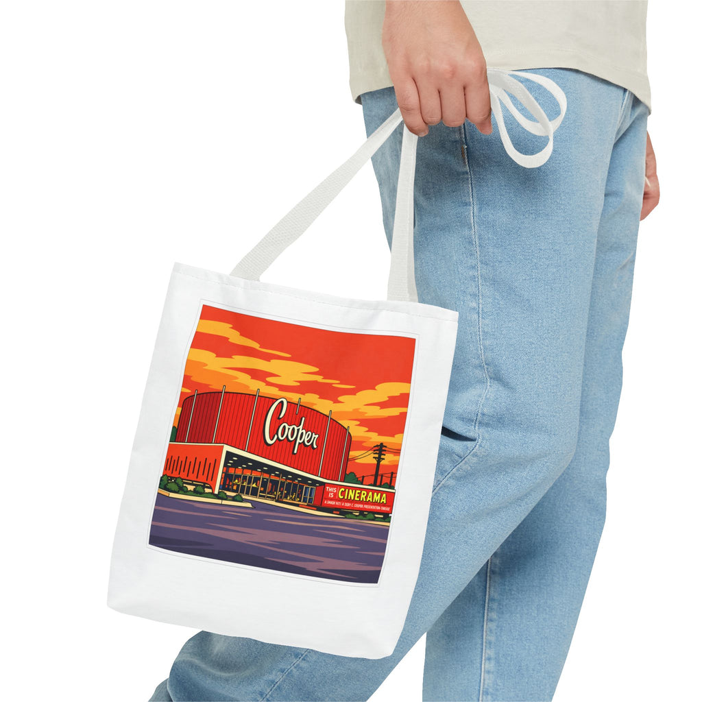 Cooper Theater (comic pop style) Tote