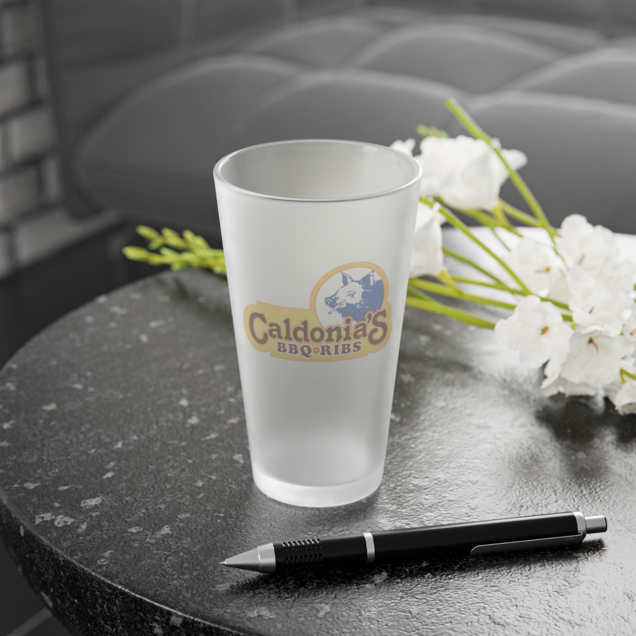 CALDONIA'S | Frosted Pint Glass 16oz