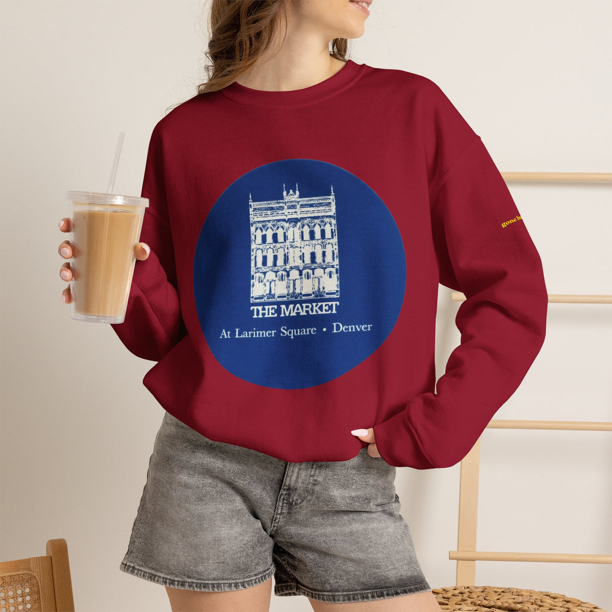 The Market - blue coaster | Native303 Sweatshirt