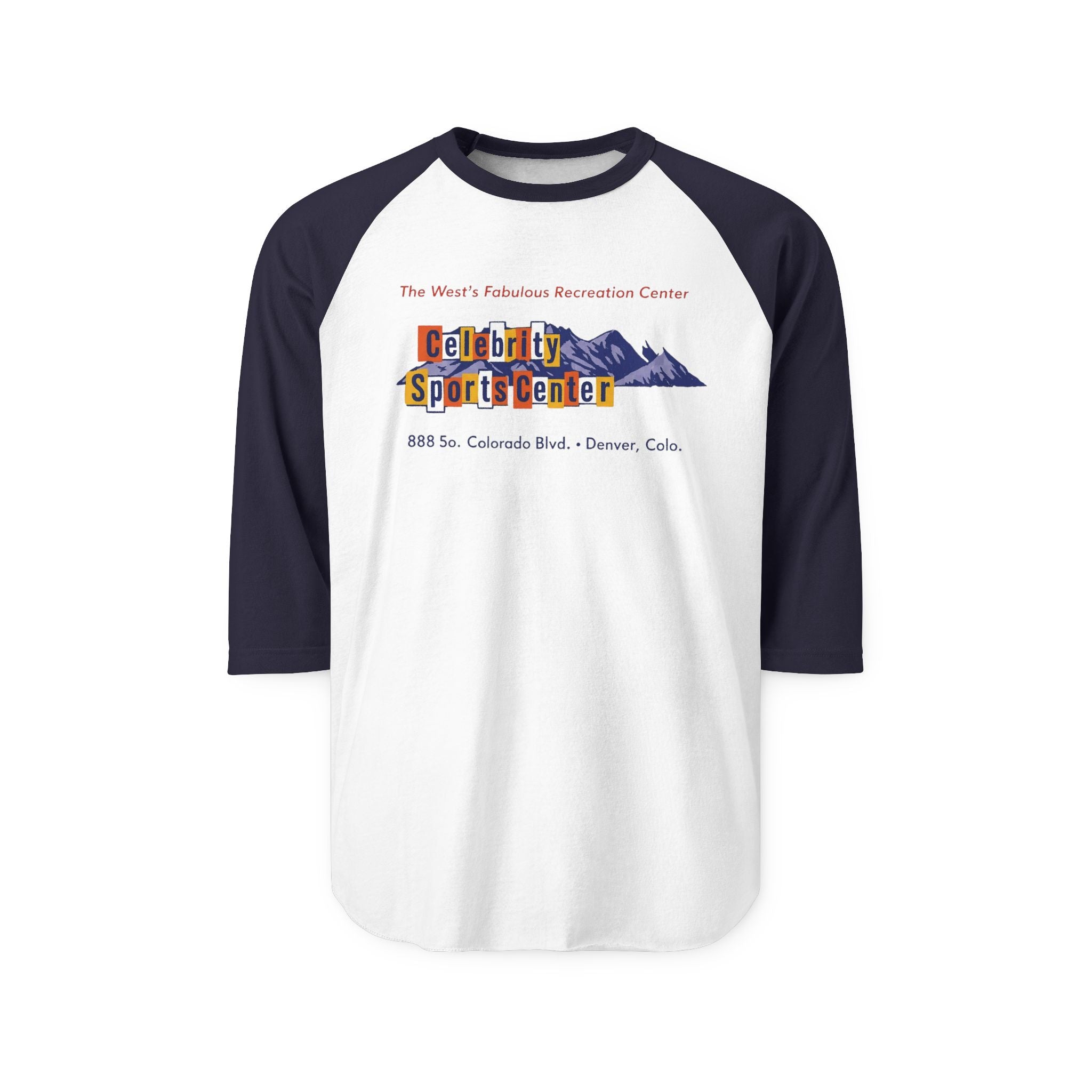 CELEBRITY SPORTS CENTER | Retro Baseball Tee