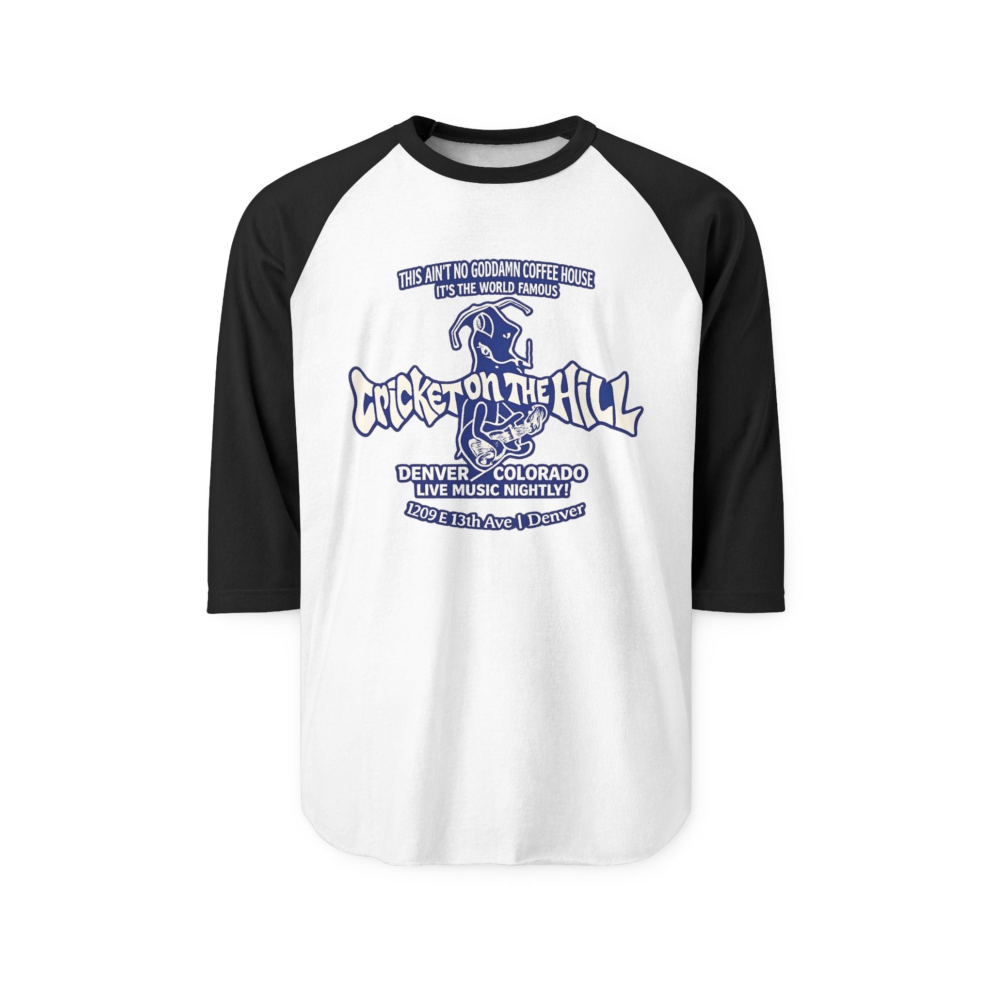 CRICKET ON THE HILL - Baseball Shirt