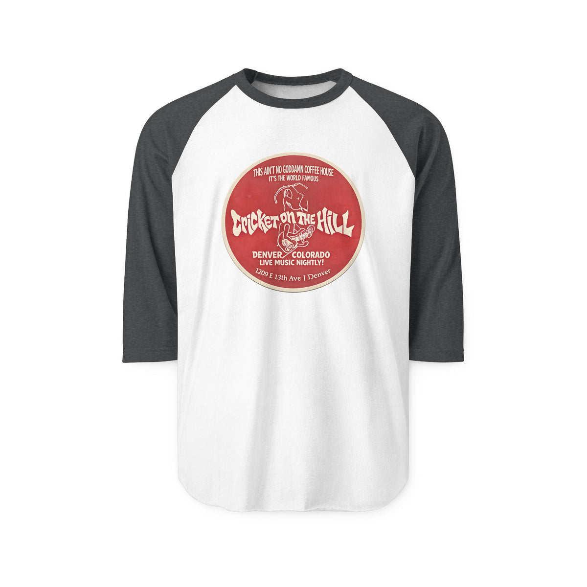 CRICKET ON THE HILL | Retro Baseball Tee