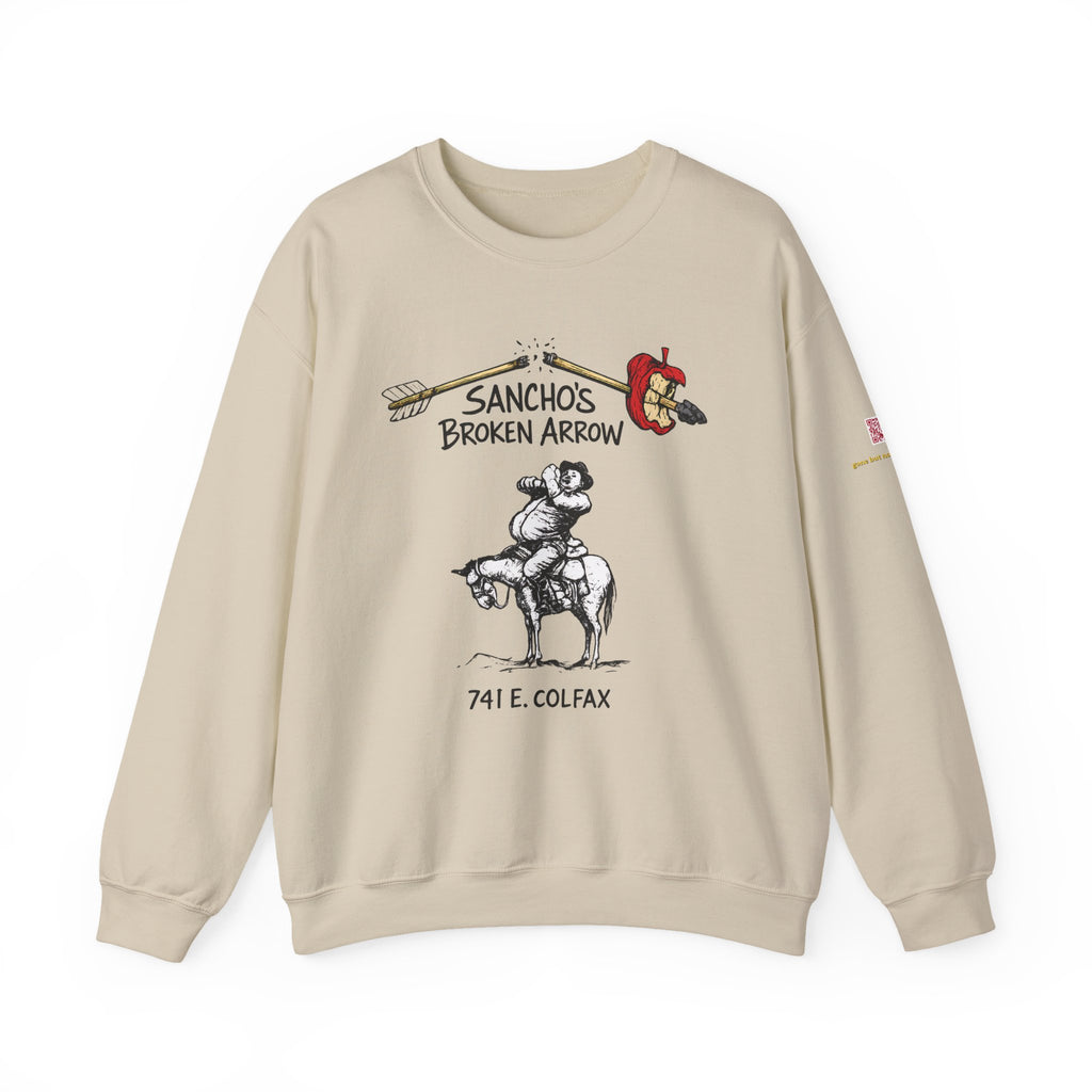 Sancho's Broken Arrow logo | Native303 Sweatshirt