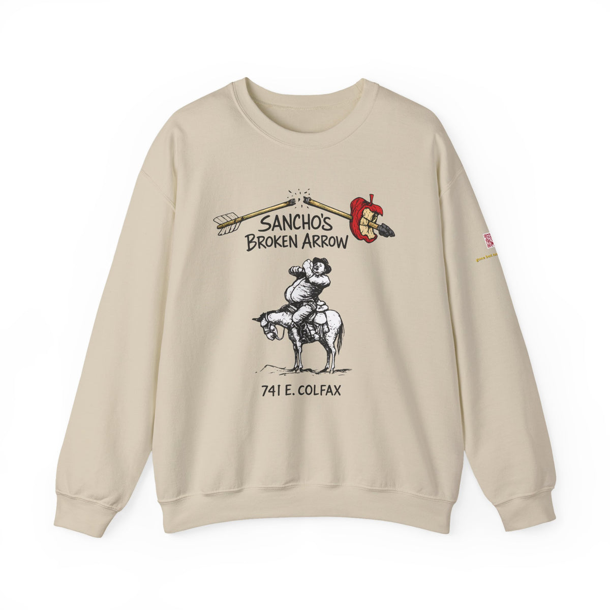 Sancho's Broken Arrow logo | Native303 Sweatshirt