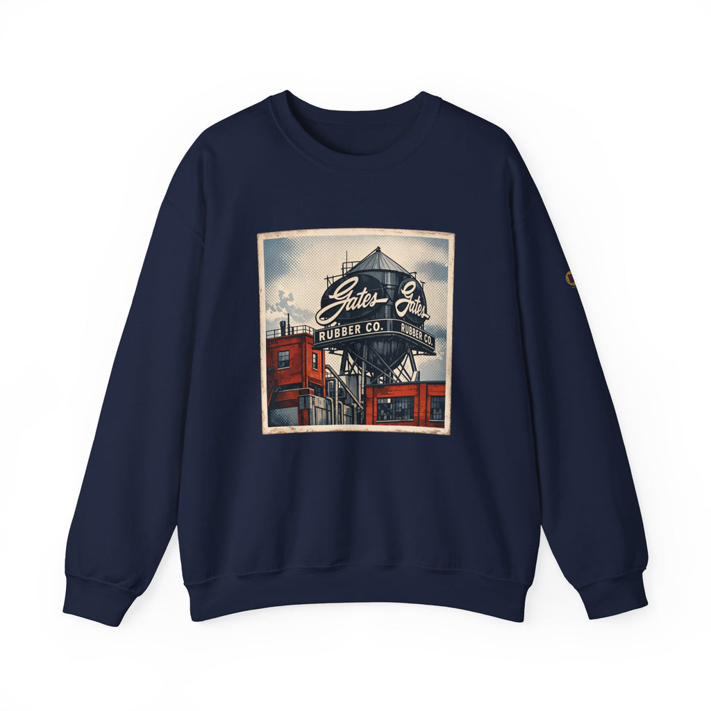 Gate's Rubber Company water tower | Native303 Sweatshirt