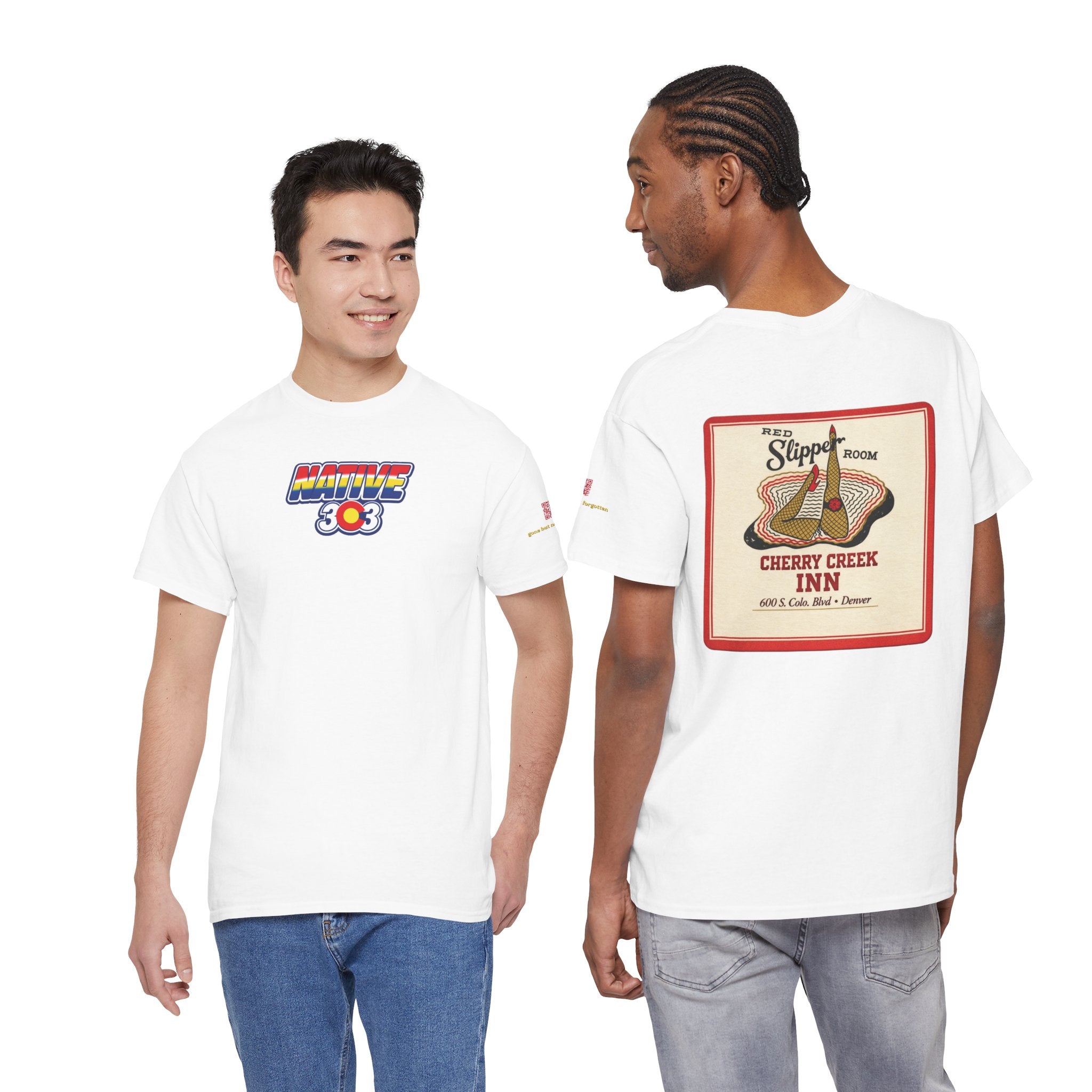 CHERRY CREEK INN - RED SLIPPER - vintage Denver gear