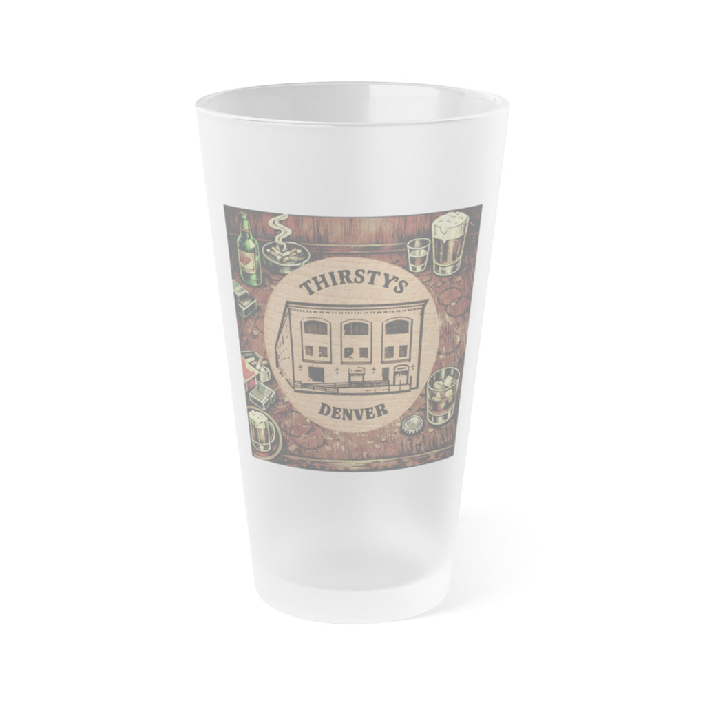 THRISTY'S | Frosted Pint Glass 16oz