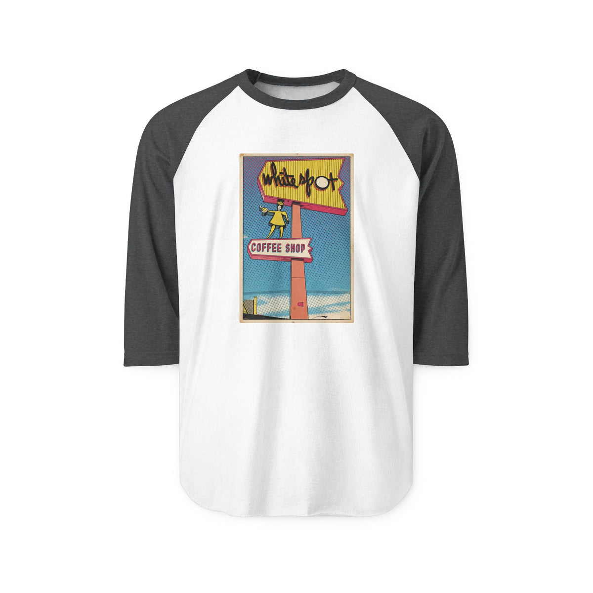 WHITE SPOT SIGN | Retro Baseball Tee