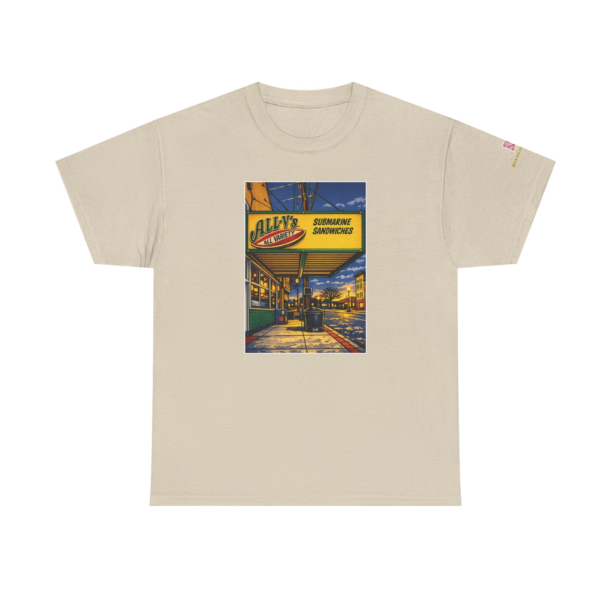 All-V's comic style design- vintage Denver gear