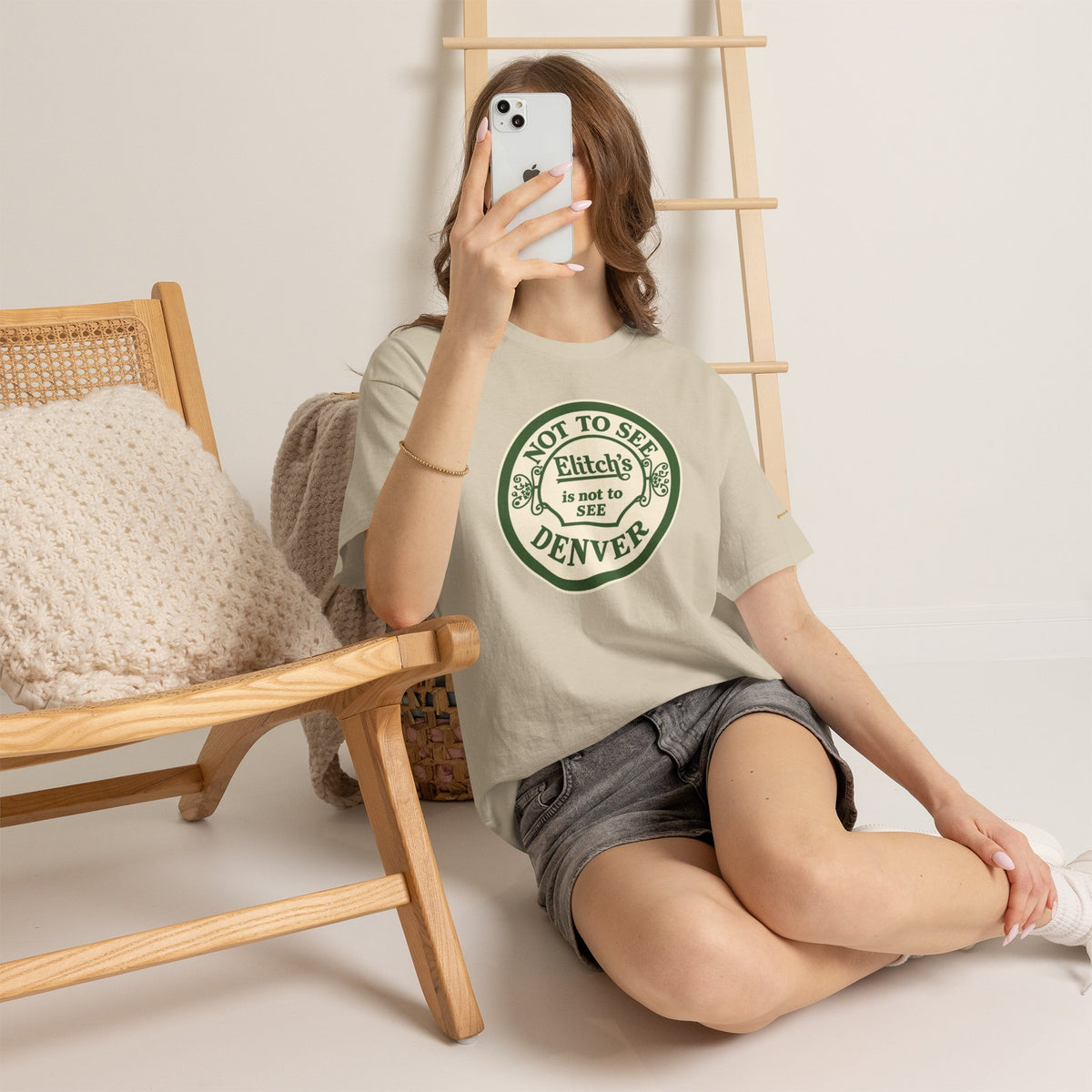 Elitch Gardens GREEN - vintage Denver gear
