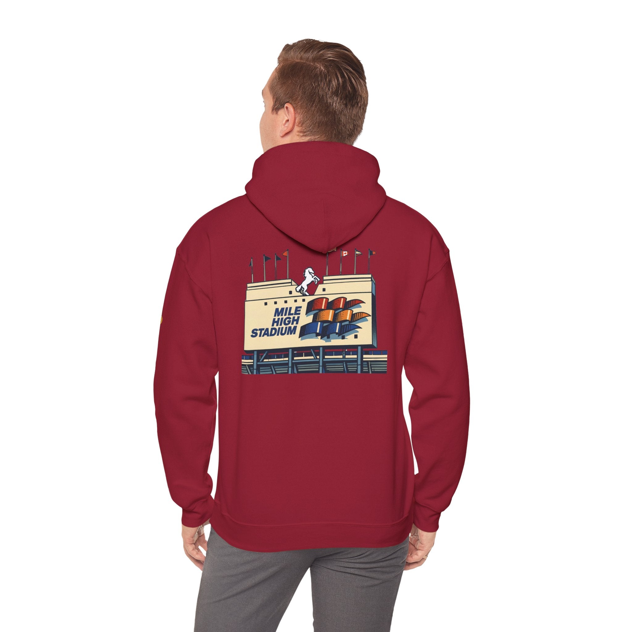 MILE HIGH STADIUM | Unisex Heavy Blend™ Hooded Sweatshirt