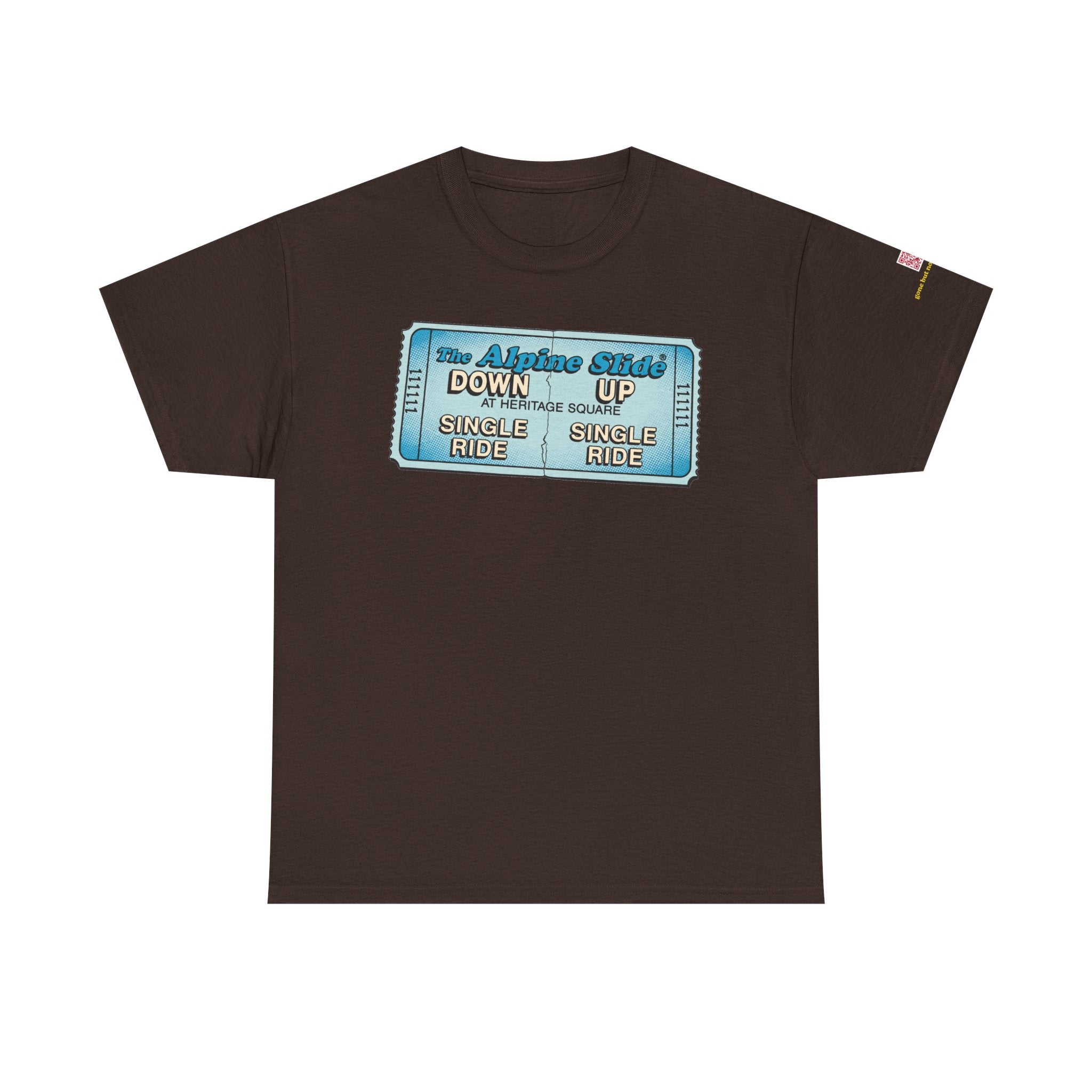 Alpine Slide comic style design- vintage Denver gear