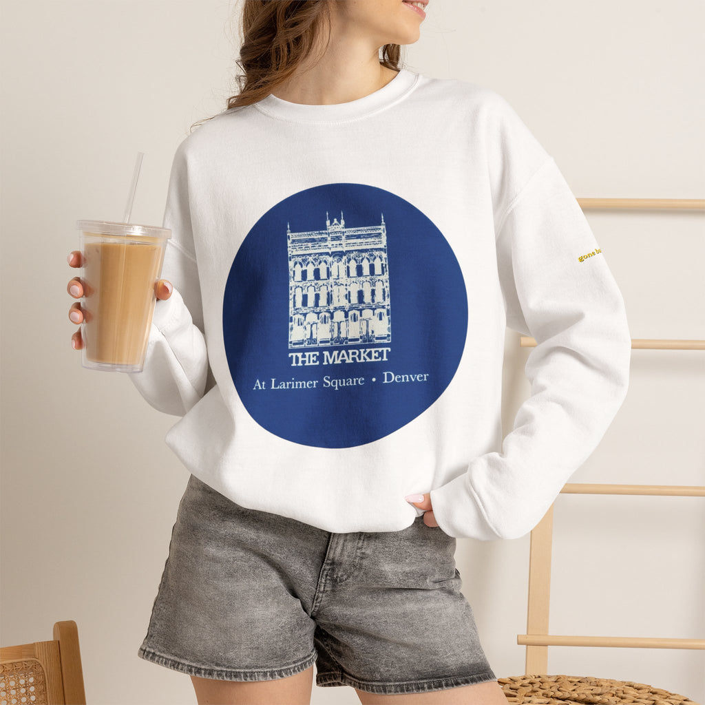 The Market - blue coaster | Native303 Sweatshirt
