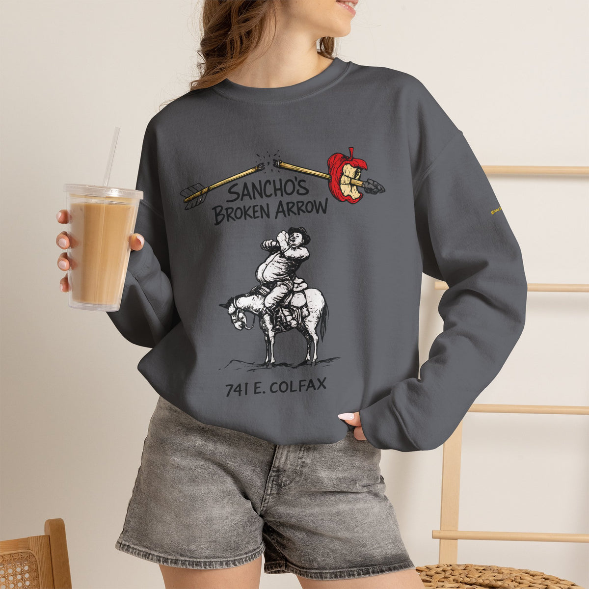 Sancho's Broken Arrow logo | Native303 Sweatshirt