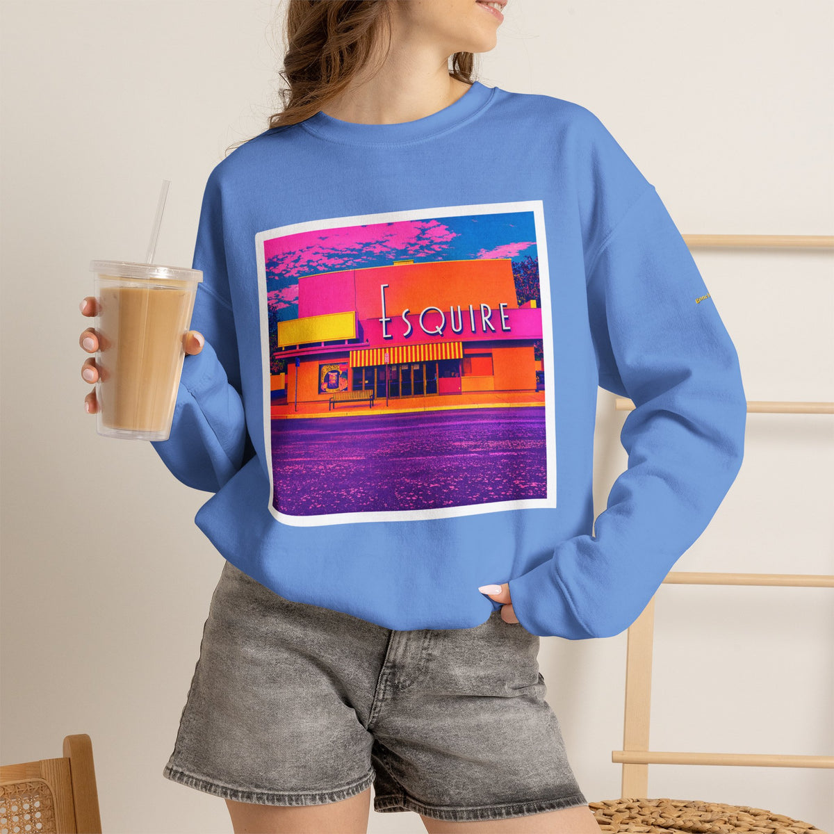 Esquire Theater (pop-art style)| Native303 Sweatshirt