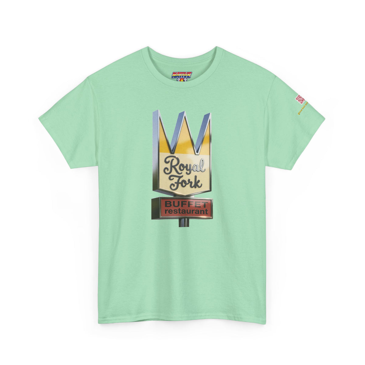 Royal Fork restaurant pop-art design - vintage Denver gear