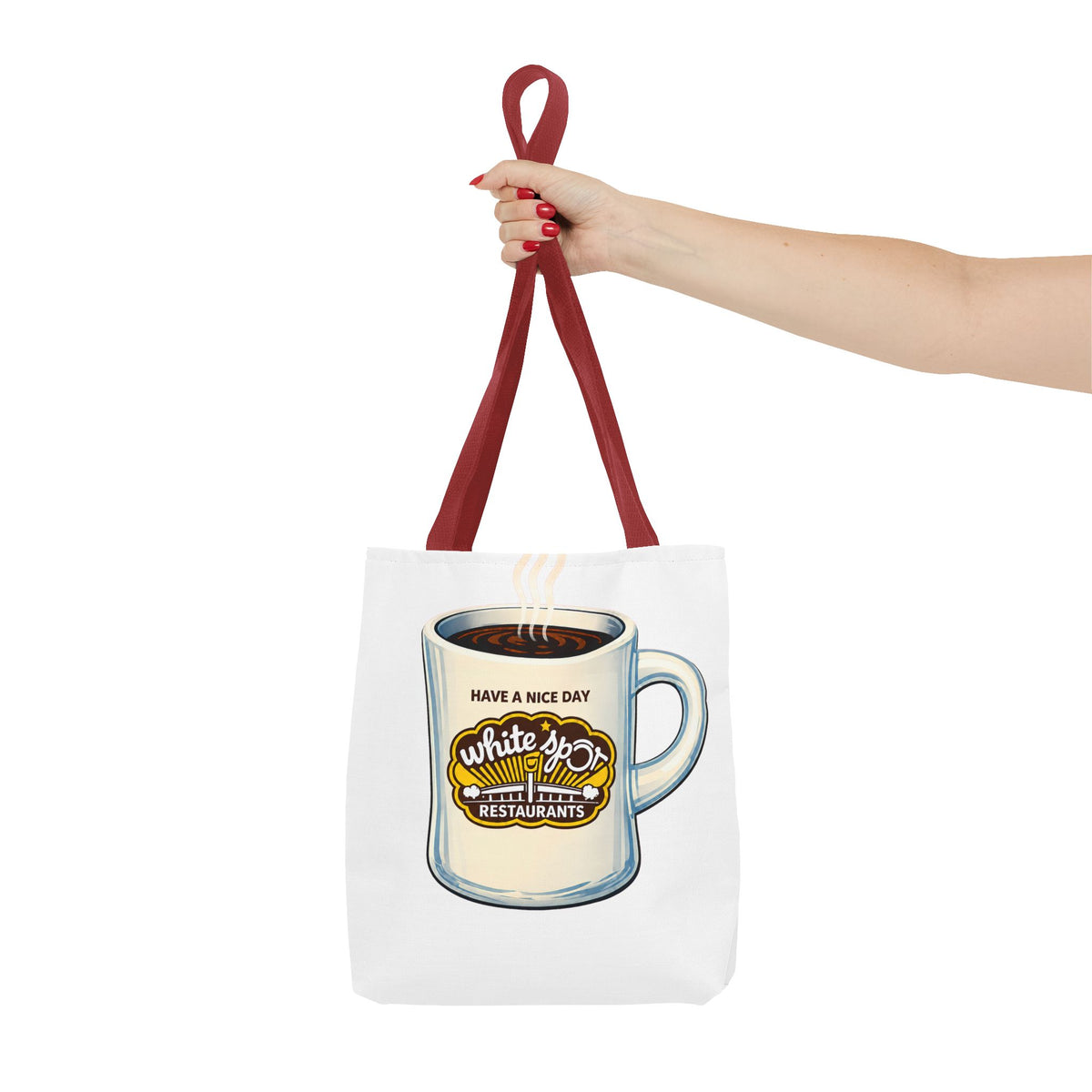 White Spot Mug Tote