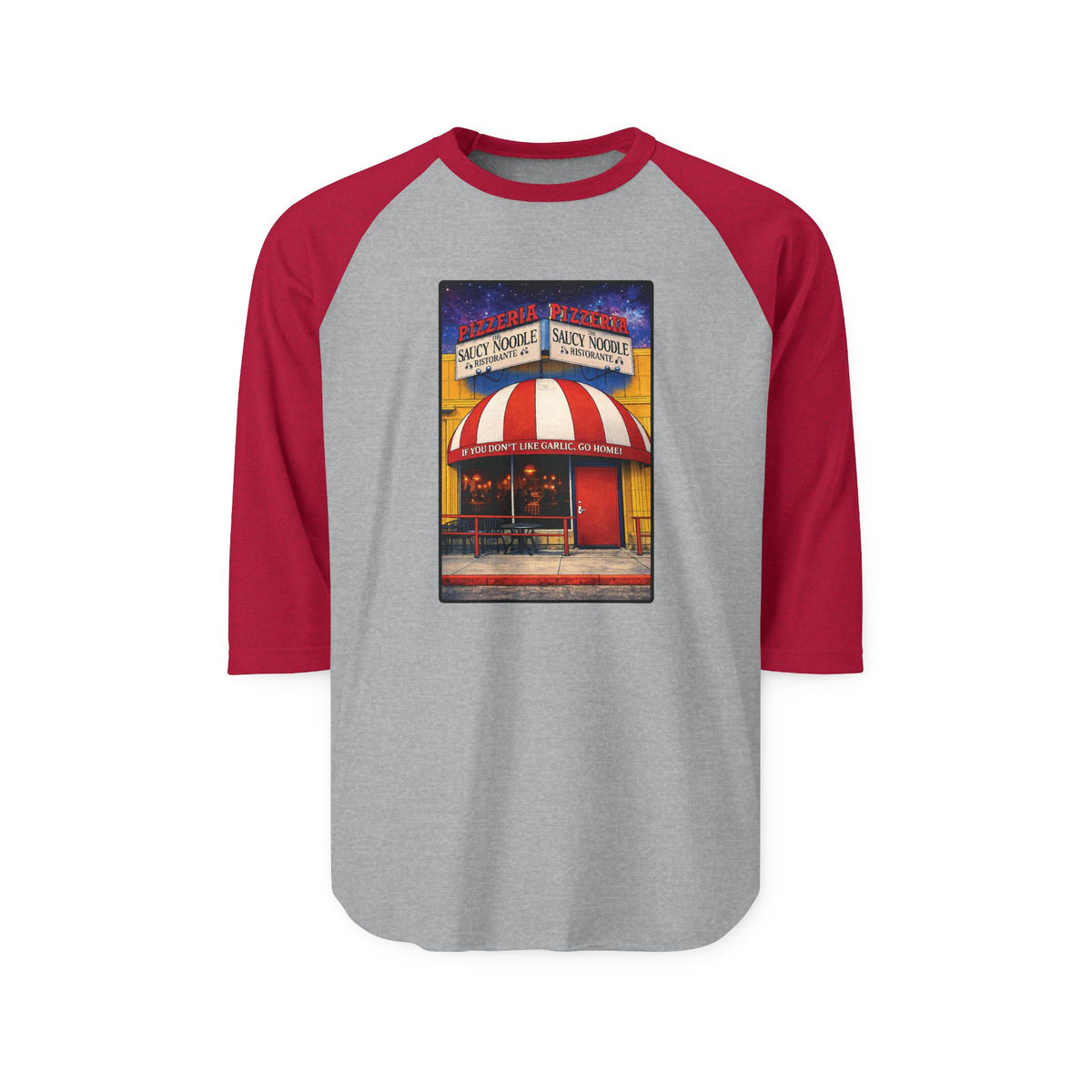 SAUCY NOODLE | Retro Baseball Tee