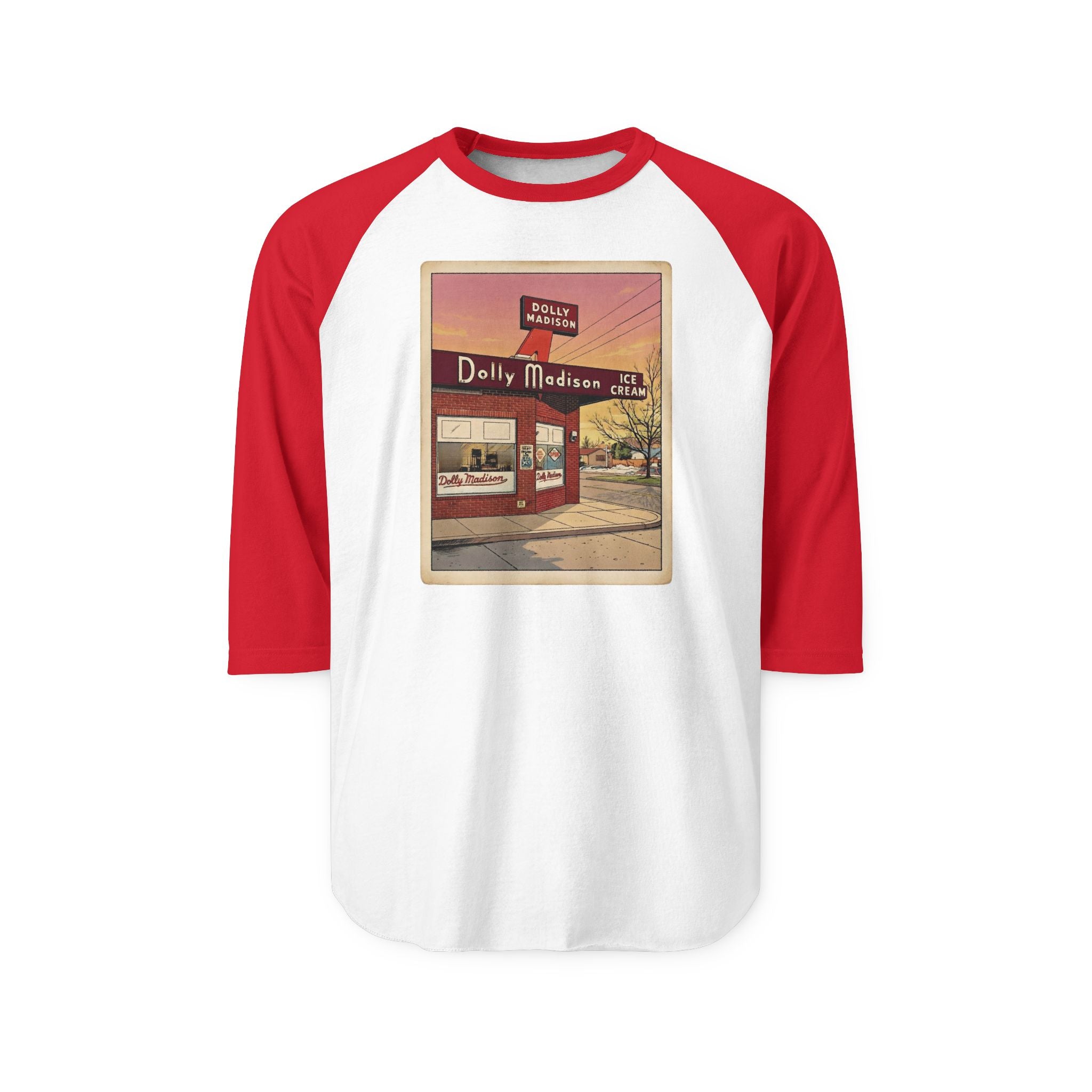 DOLLY MADISON | Retro Baseball Tee