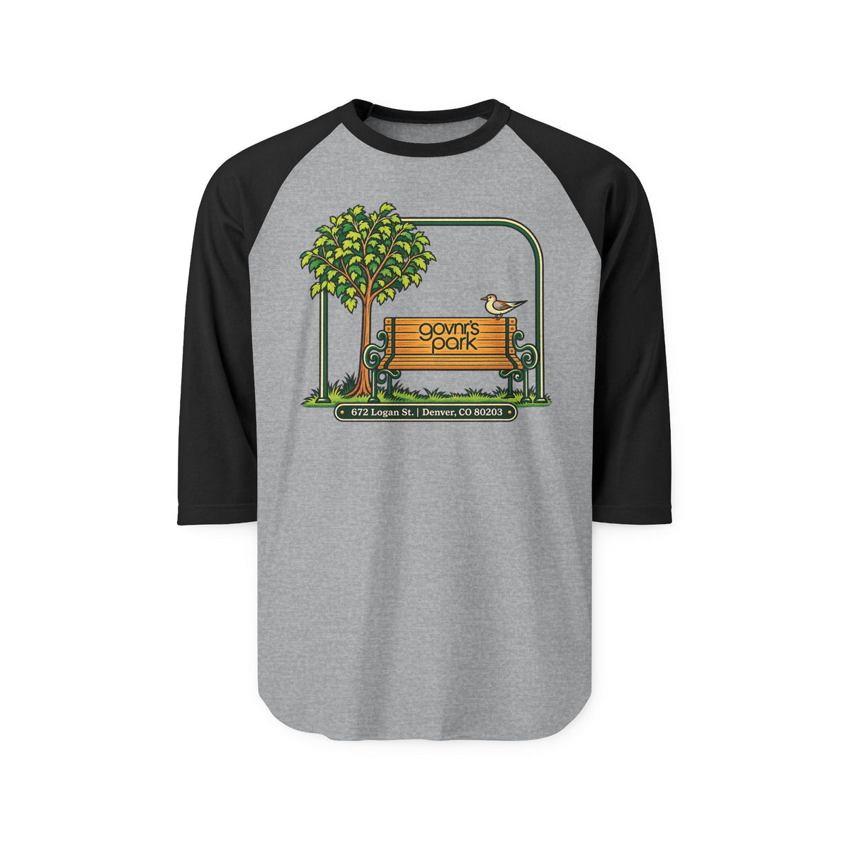 GOVNRS PARK | Retro Baseball Tee