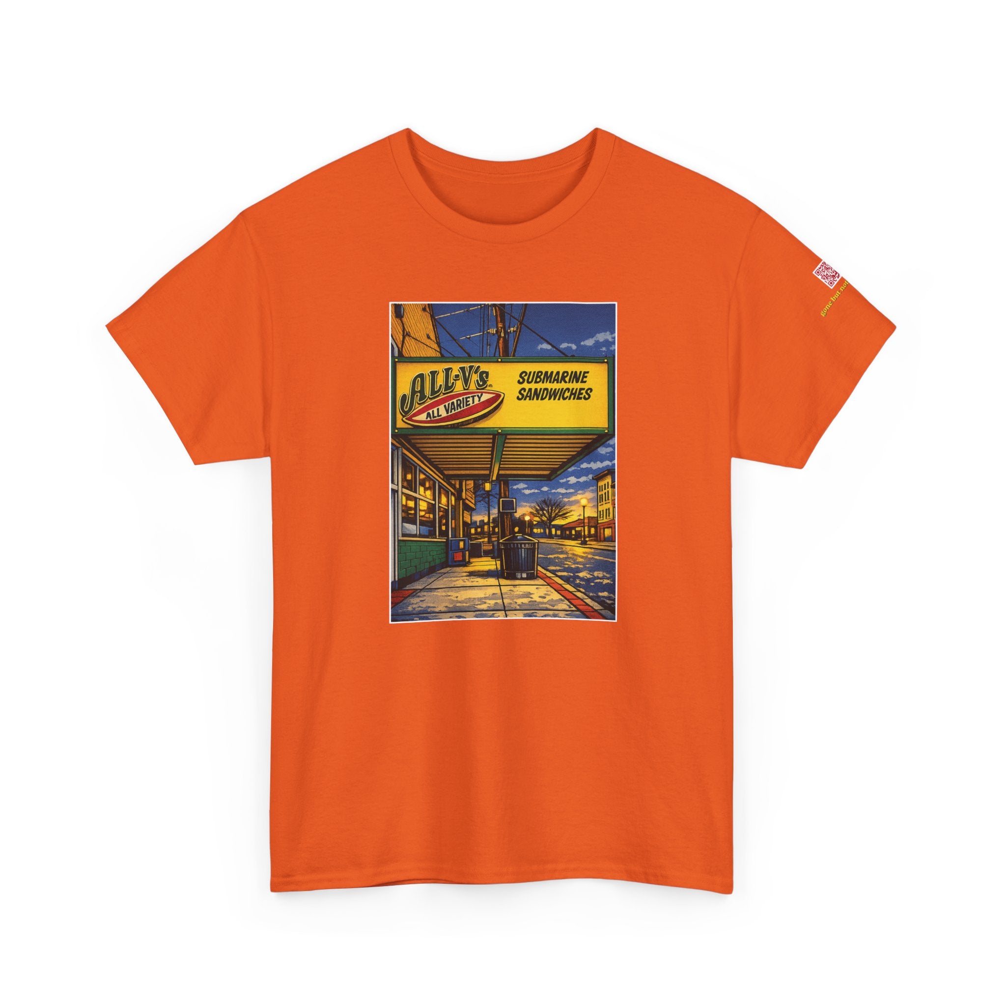 All-V's comic style design- vintage Denver gear