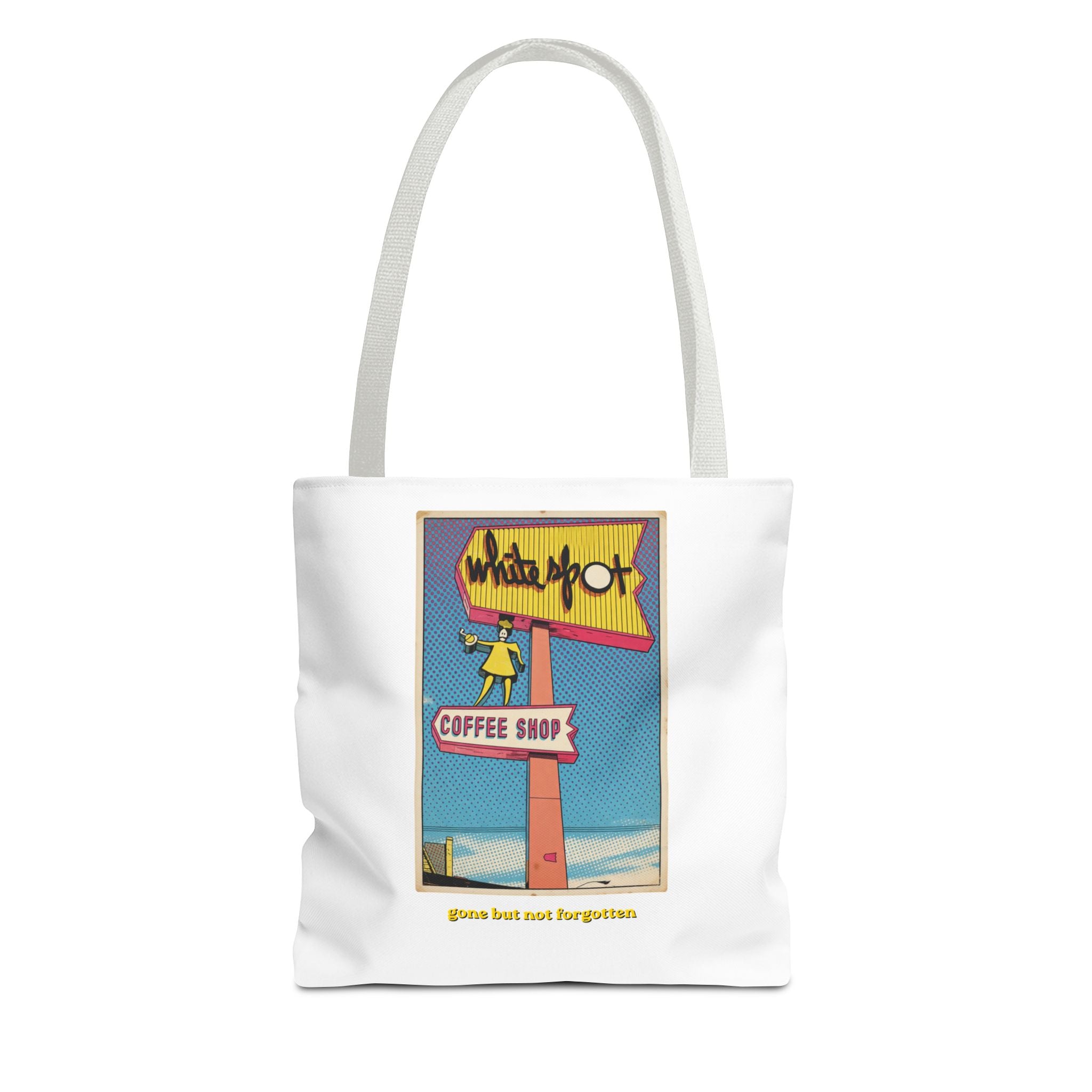 White Spot sign Tote