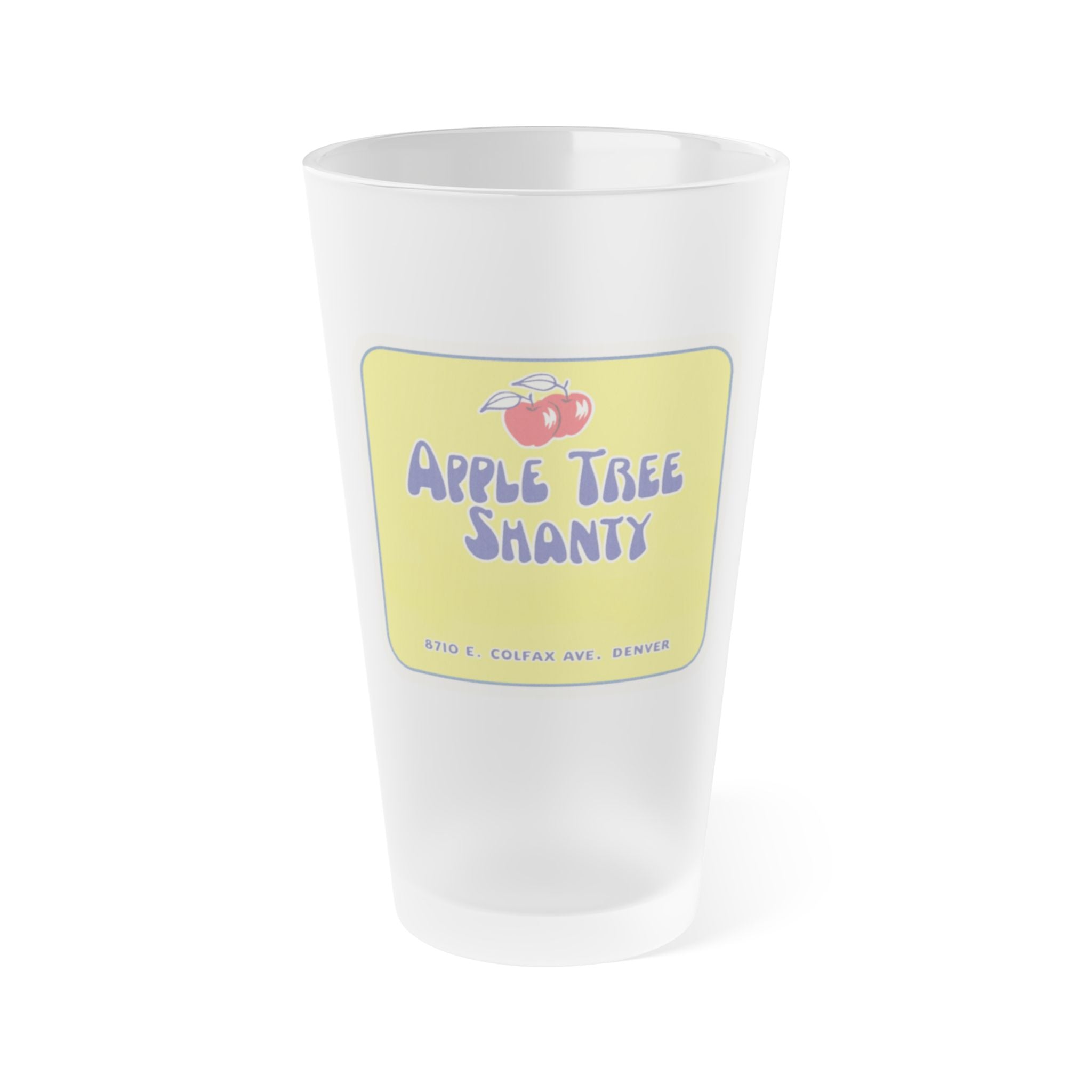 APPLE TREE SHANTY | Frosted Pint Glass 16oz